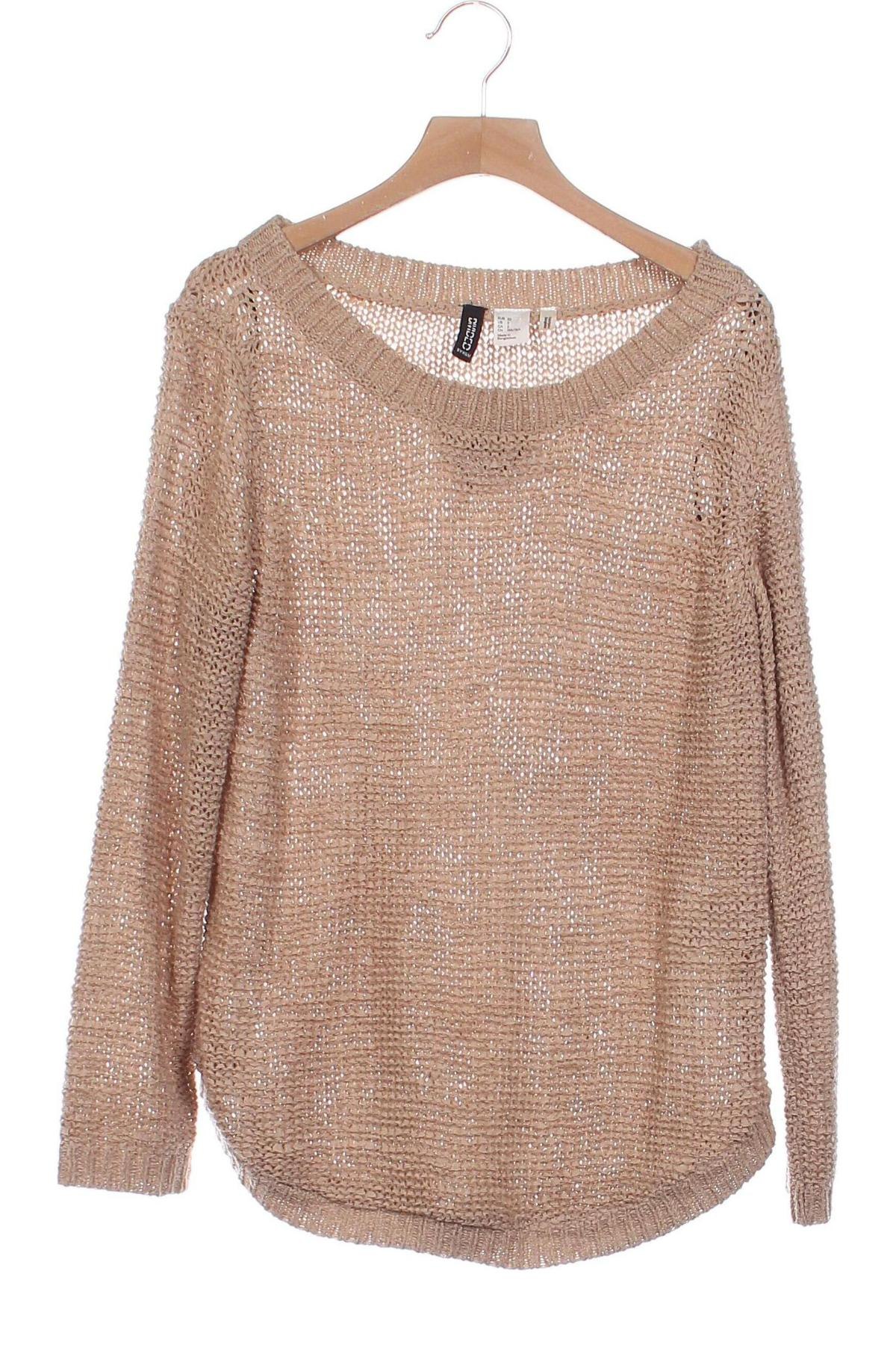 Damski sweter H&M Divided, Rozmiar XXS, Kolor Brązowy, Cena 40,99 zł