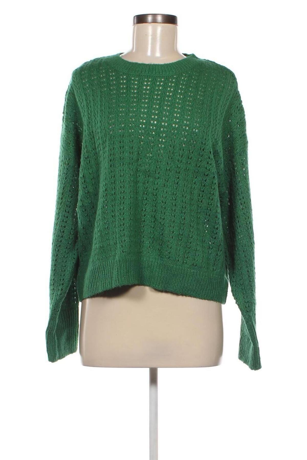 Damenpullover Laura Torelli, Größe L, Farbe Grün, Preis 11,49 €