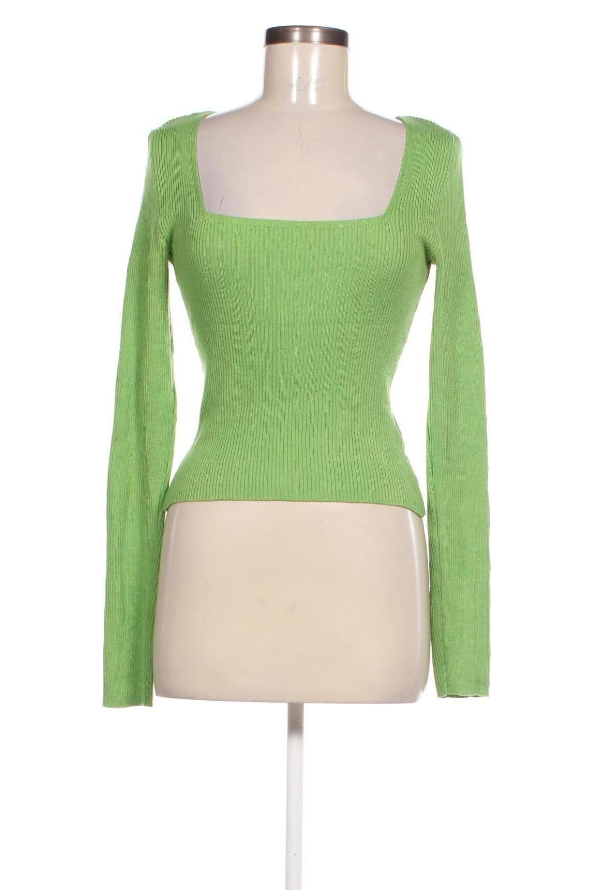 Pulover de femei NA-KD, Mărime M, Culoare Verde, Preț 60,99 Lei