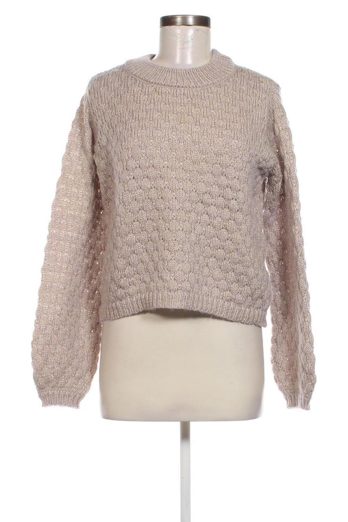 Damski sweter Pieces, Rozmiar XS, Kolor Beżowy, Cena 47,99 zł