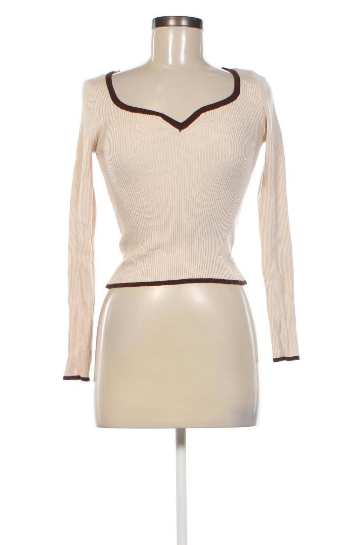 Damenpullover SHEIN, Größe S, Farbe Beige, Preis 10,99 €