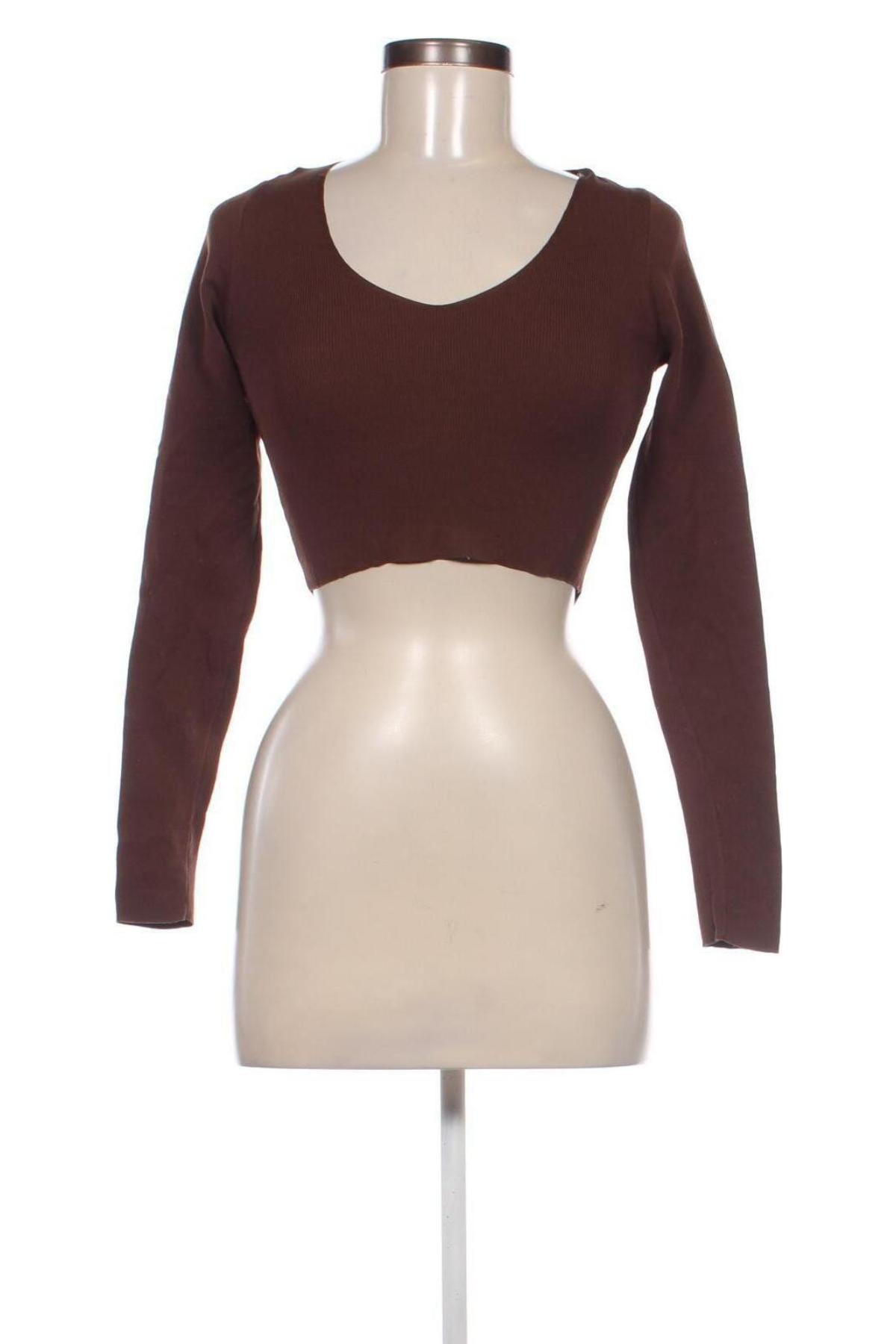 Damenpullover Stradivarius, Größe XS, Farbe Braun, Preis € 9,49