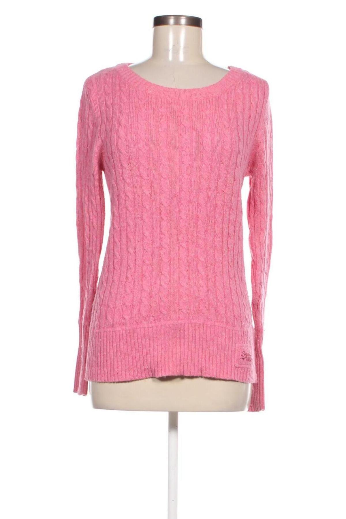 Damenpullover Superdry, Größe L, Farbe Rosa, Preis 19,99 €