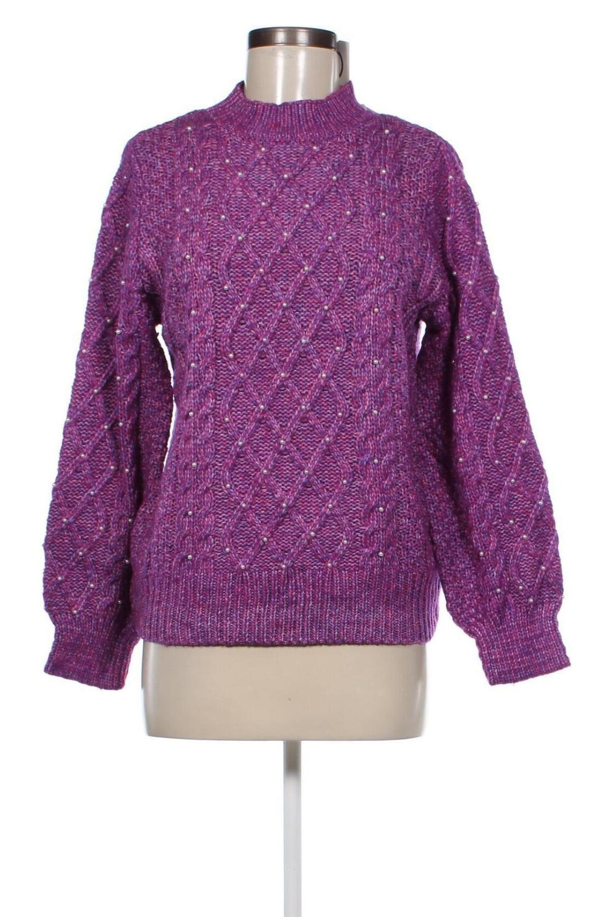 Damski sweter Takko Fashion, Rozmiar M, Kolor Fioletowy, Cena 51,99 zł