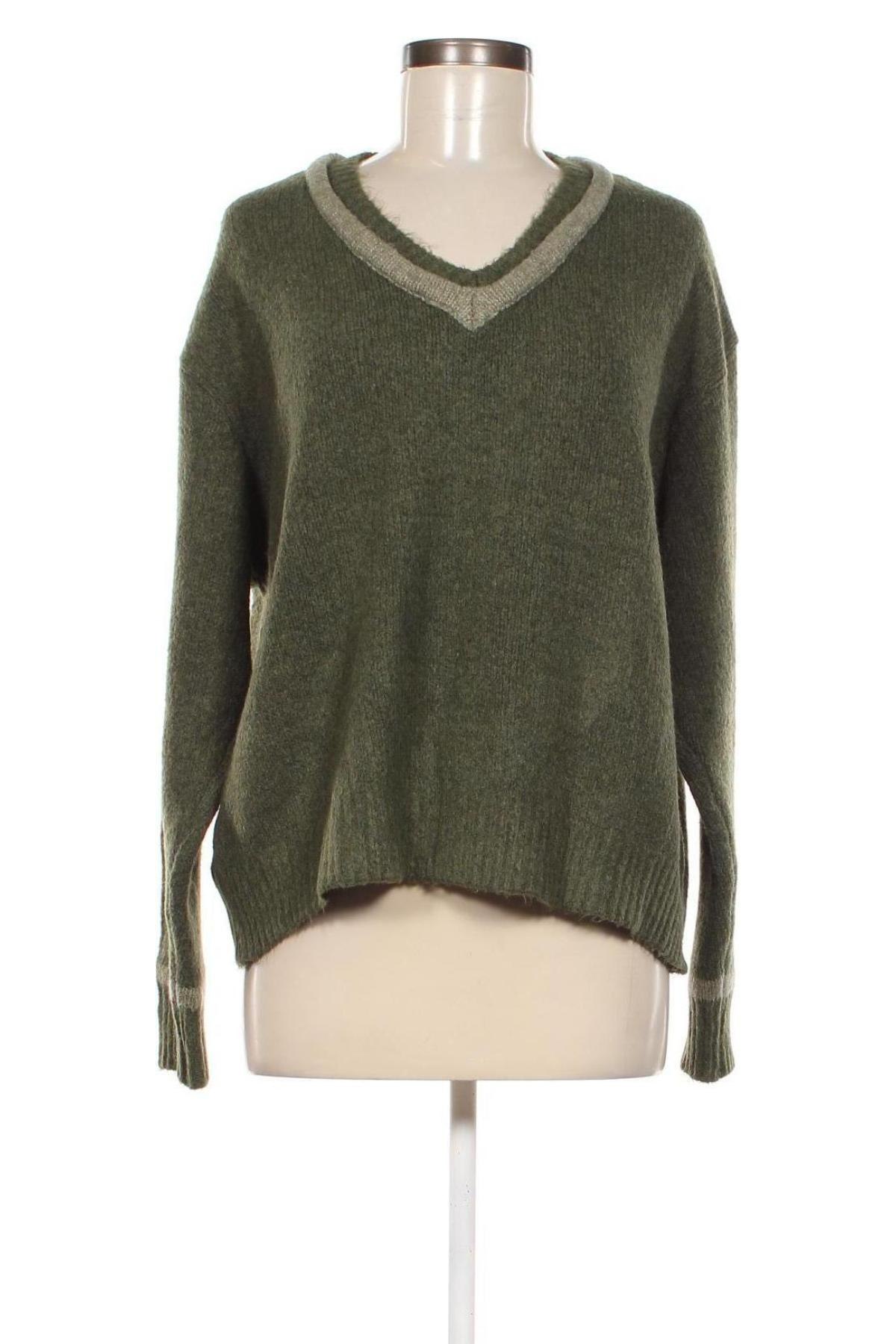 Damenpullover Zara, Größe M, Farbe Grün, Preis 9,49 €