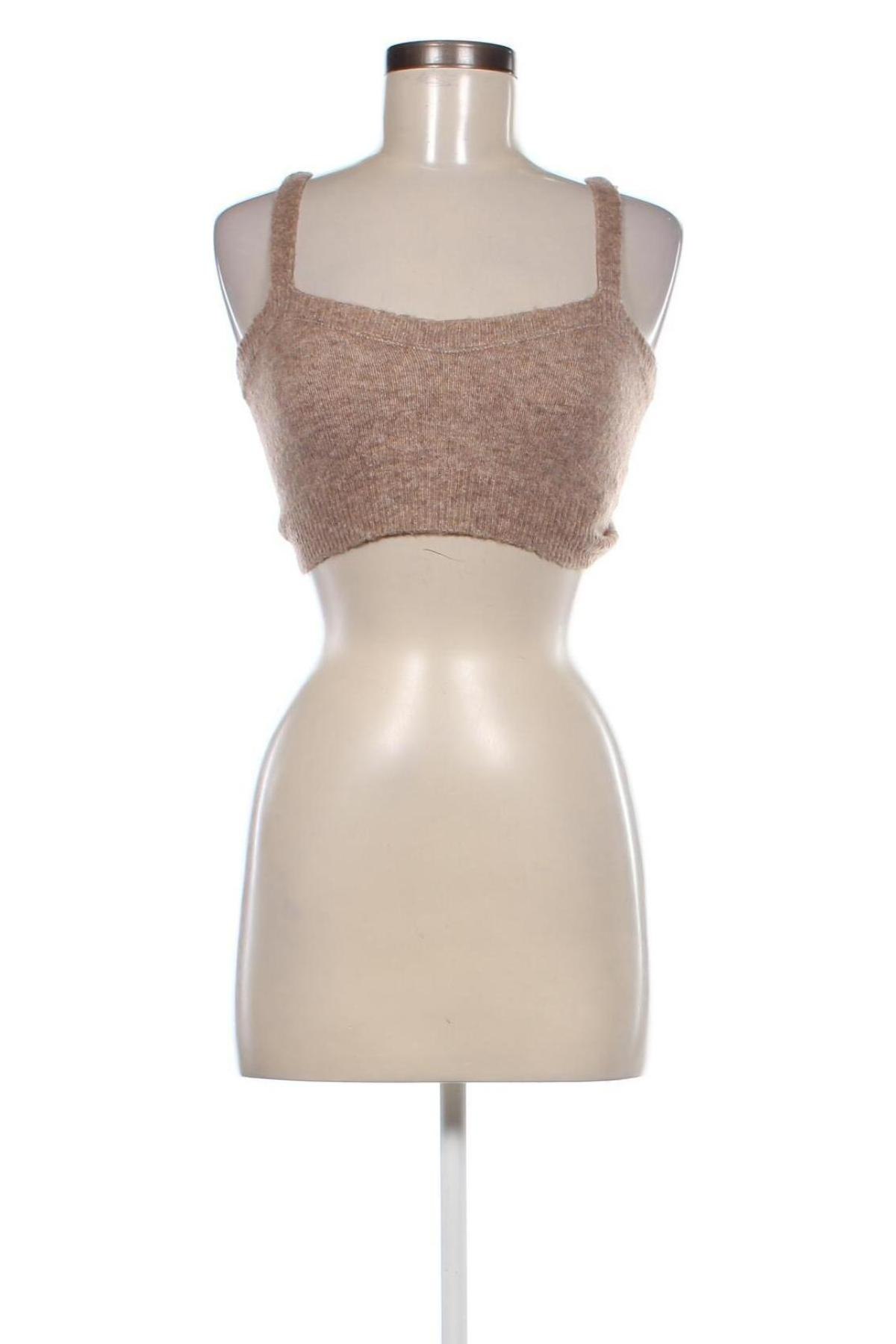 Damenpullover Zara, Größe S, Farbe Beige, Preis 18,99 €