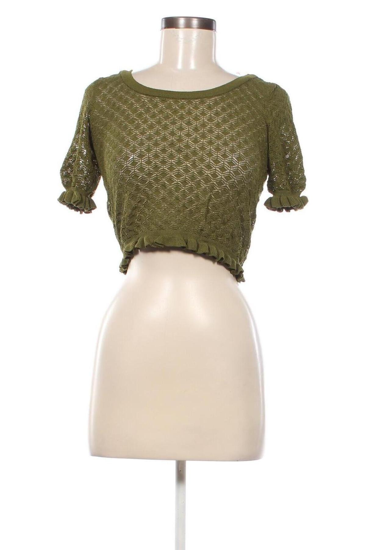 Pulover de femei Zara, Mărime S, Culoare Verde, Preț 35,99 Lei