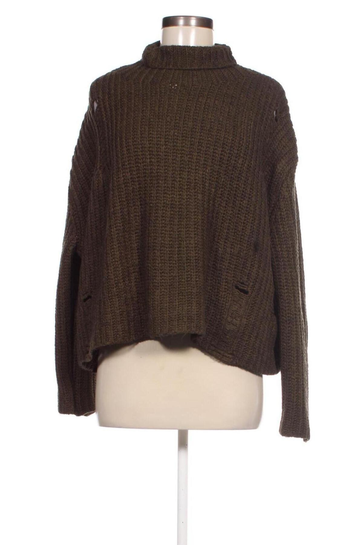 Damski sweter Zara Knitwear, Rozmiar S, Kolor Zielony, Cena 42,99 zł