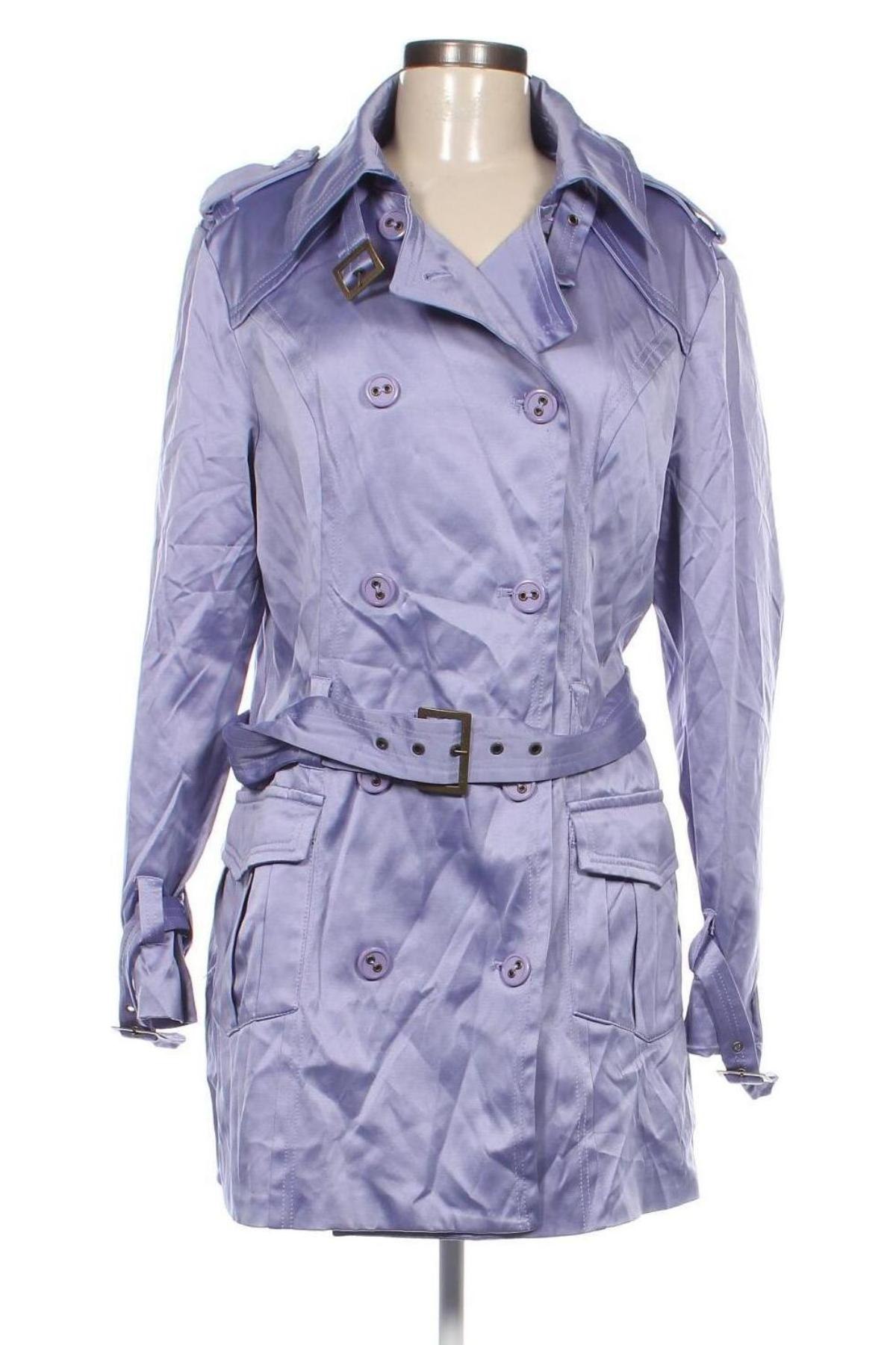 Damen Trench Coat, Größe L, Farbe Blau, Preis € 16,99