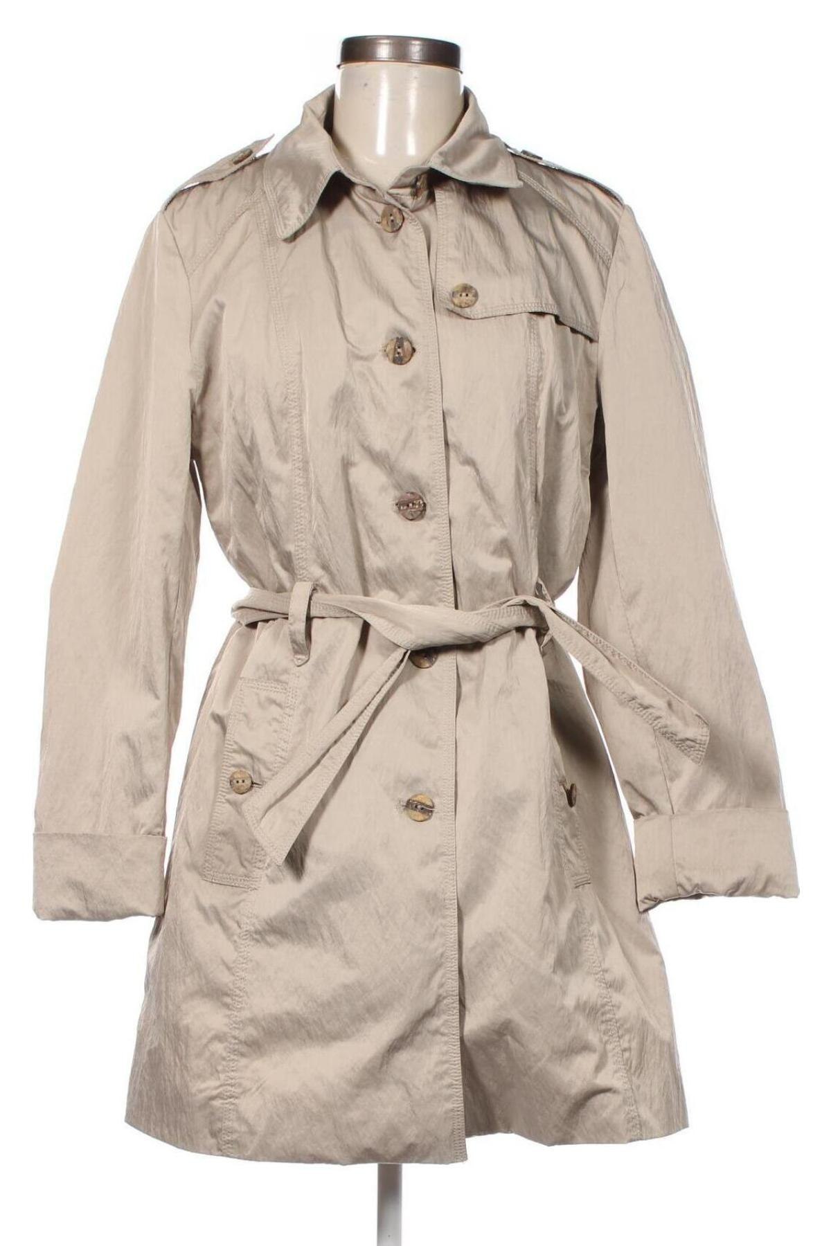 Damen Trench Coat In Linea, Größe M, Farbe Beige, Preis € 34,99