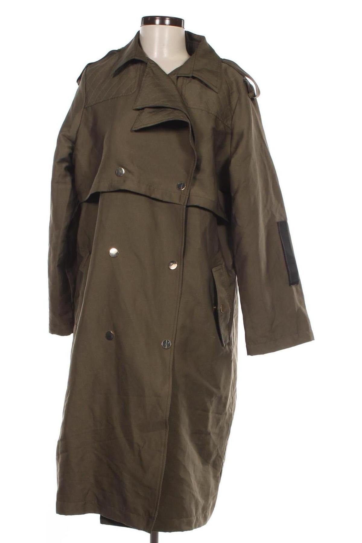 Trench de femei Karen Millen, Mărime L, Culoare Verde, Preț 1.697,99 Lei