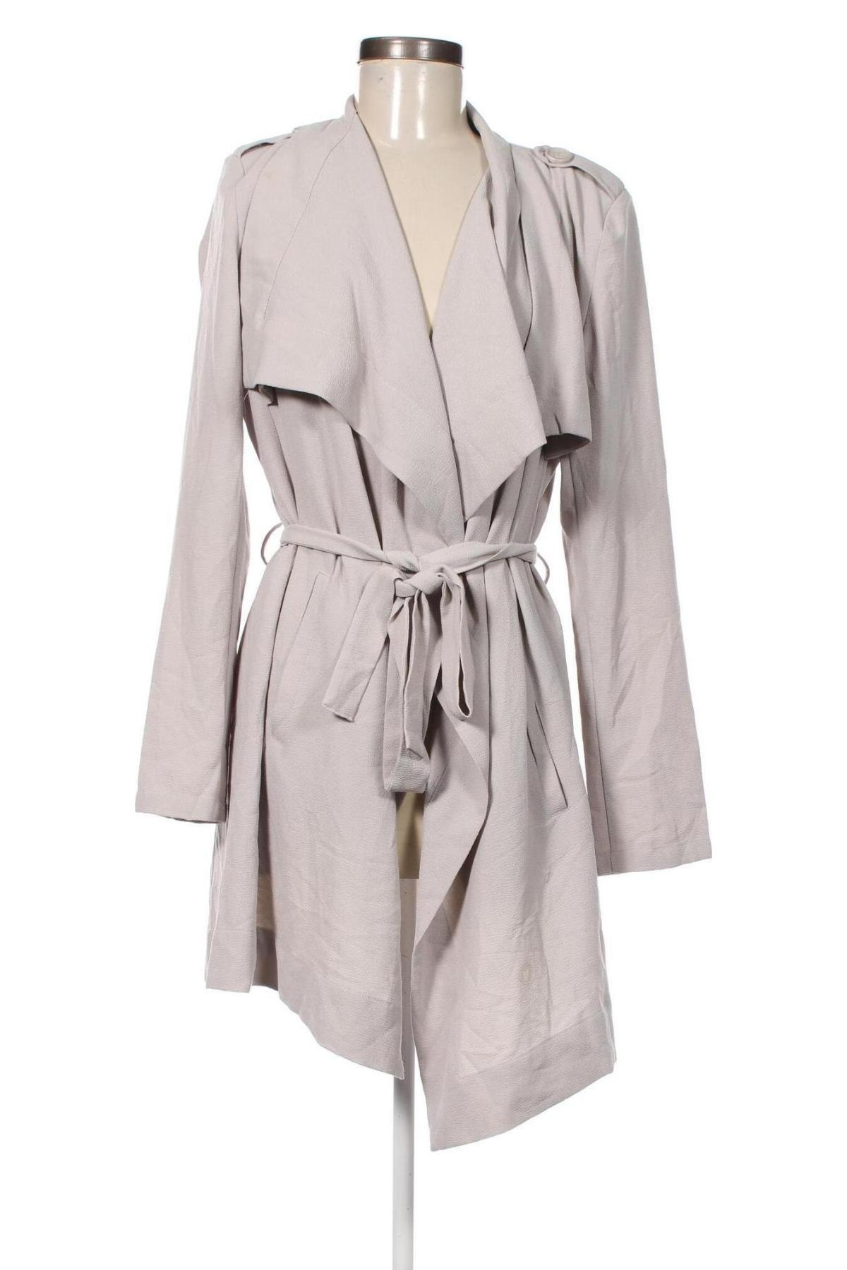 Damen Trench Coat Object, Größe M, Farbe Grau, Preis € 20,49