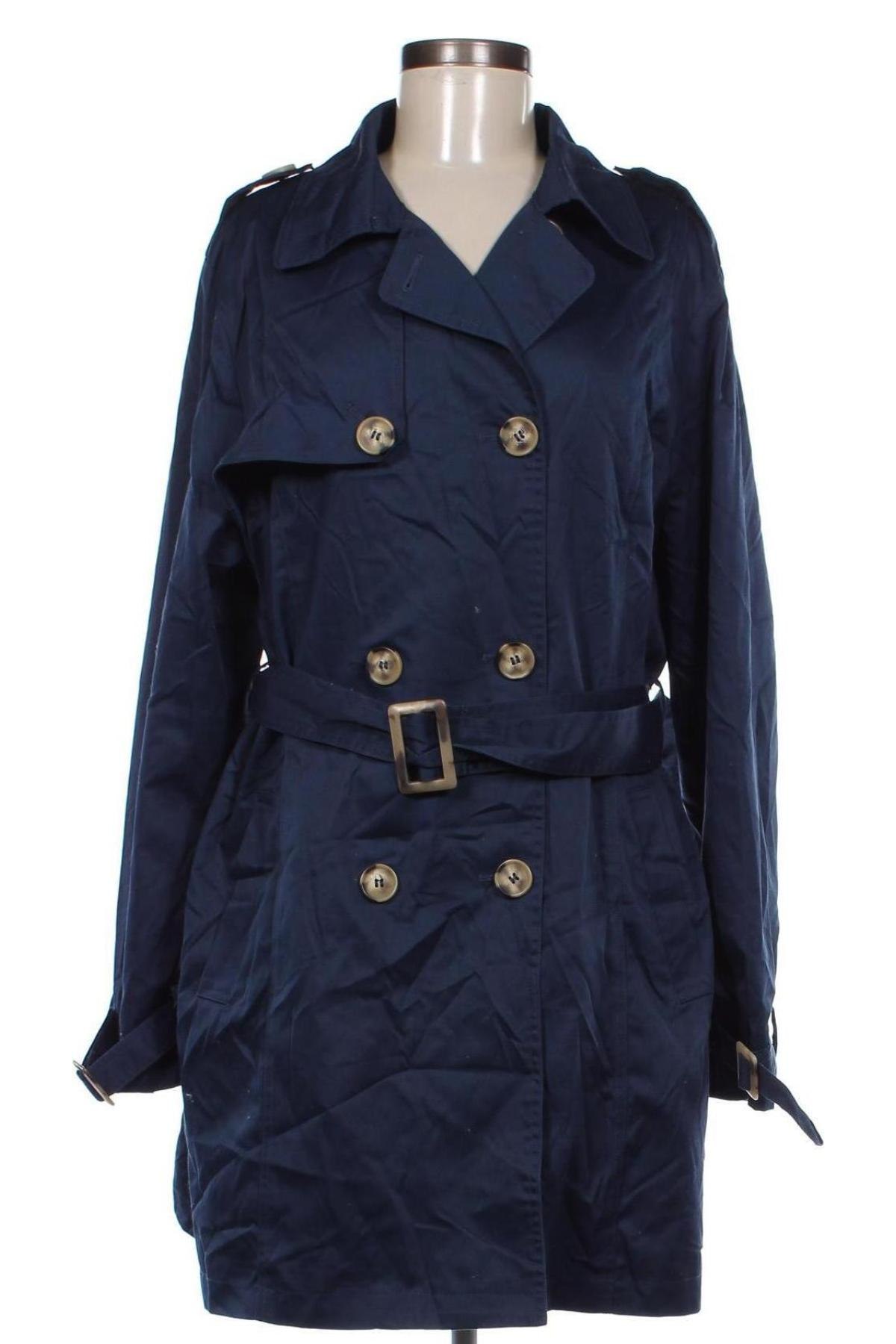 Damen Trenchcoat Primark, Größe XXL, Farbe Blau, Preis 21,99 €