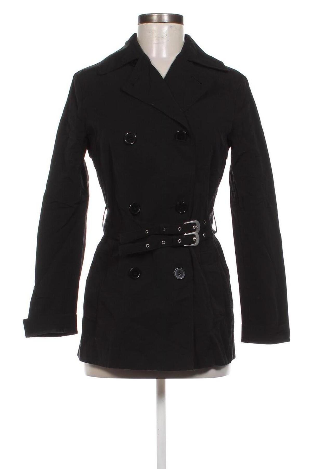 Damen Trench Coat Stef In Time, Größe M, Farbe Schwarz, Preis € 30,99