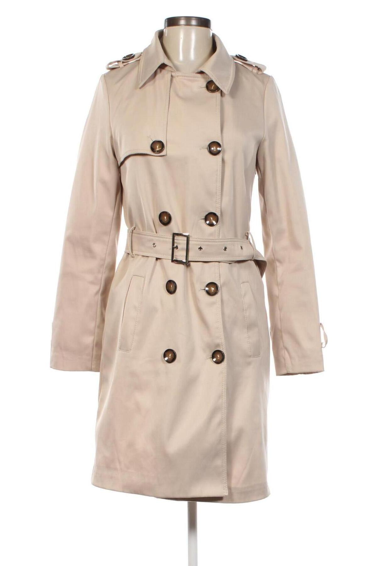 Damen Trench Coat Voyelles, Größe S, Farbe Beige, Preis € 21,91