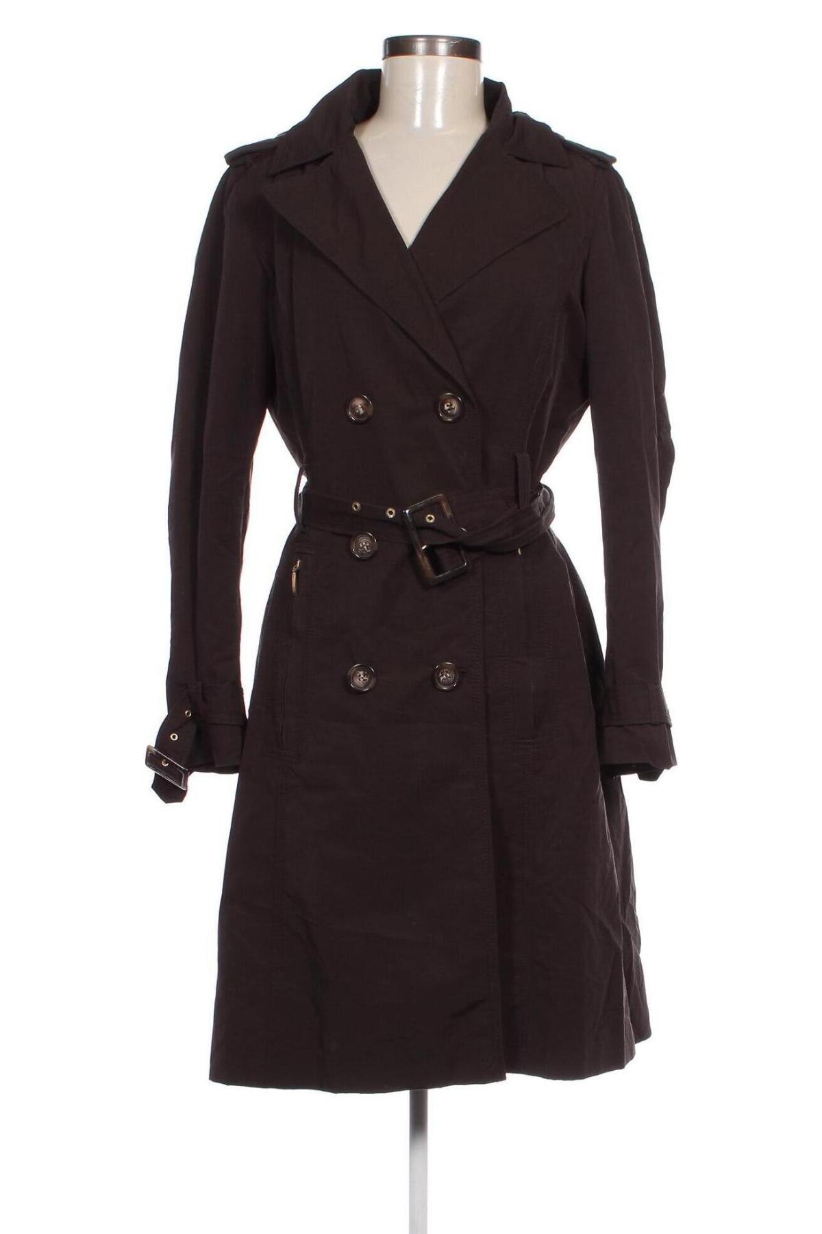 Damen Trenchcoat Zara, Größe L, Farbe Braun, Preis 13,99 €