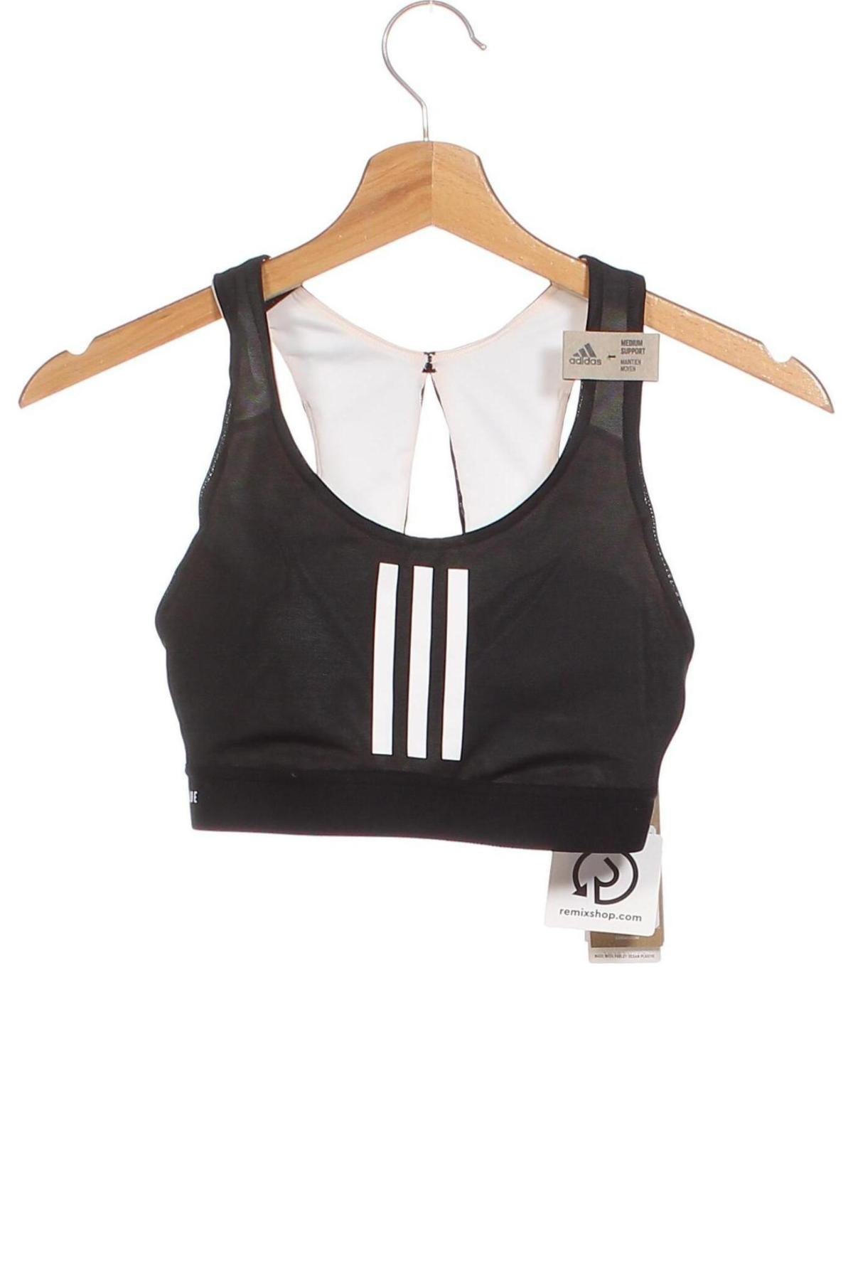 Damen Sporttop Adidas, Größe XS, Farbe Schwarz, Preis € 30,99