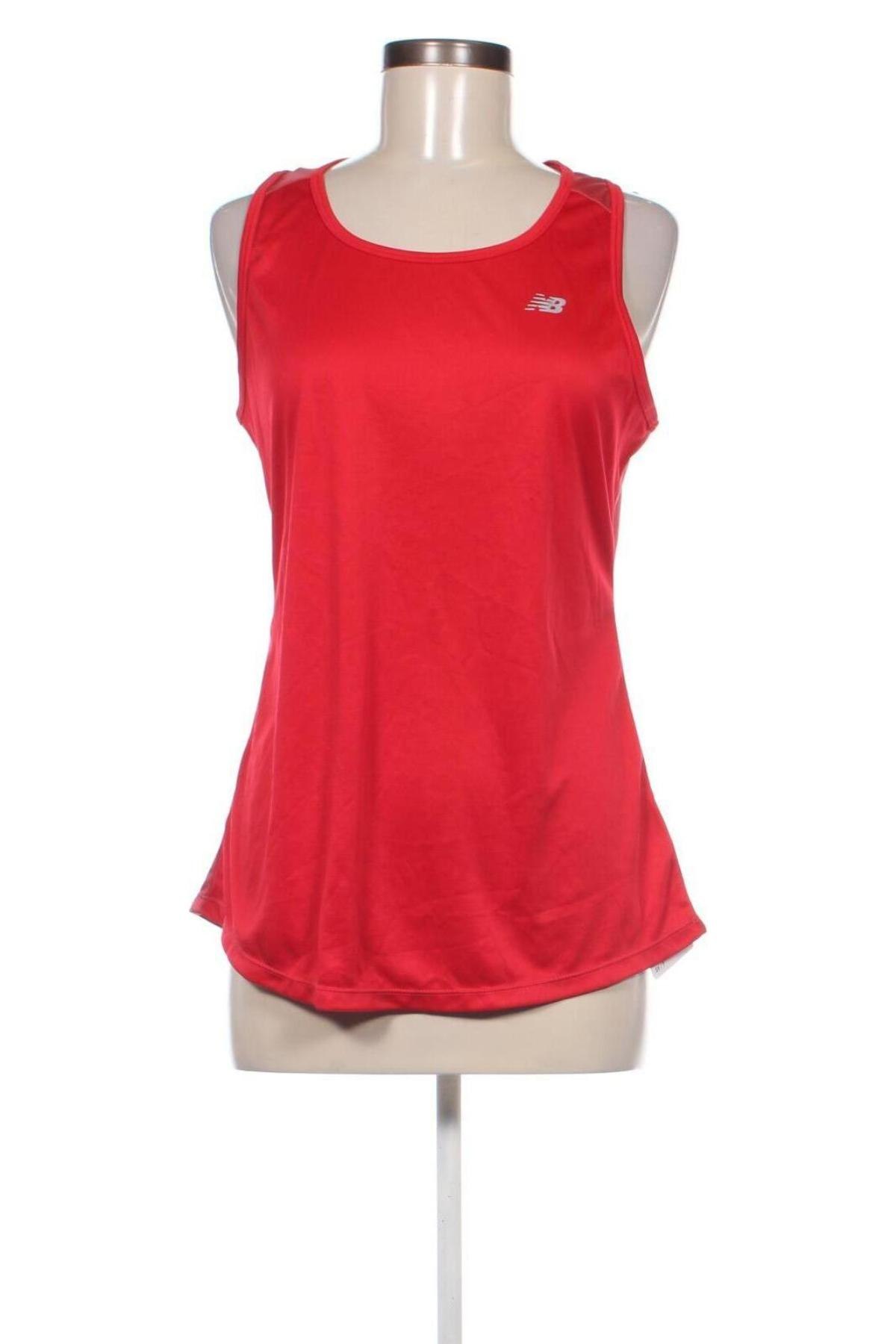 Damski sportowy top New Balance, Rozmiar XL, Kolor Czerwony, Cena 92,99 zł