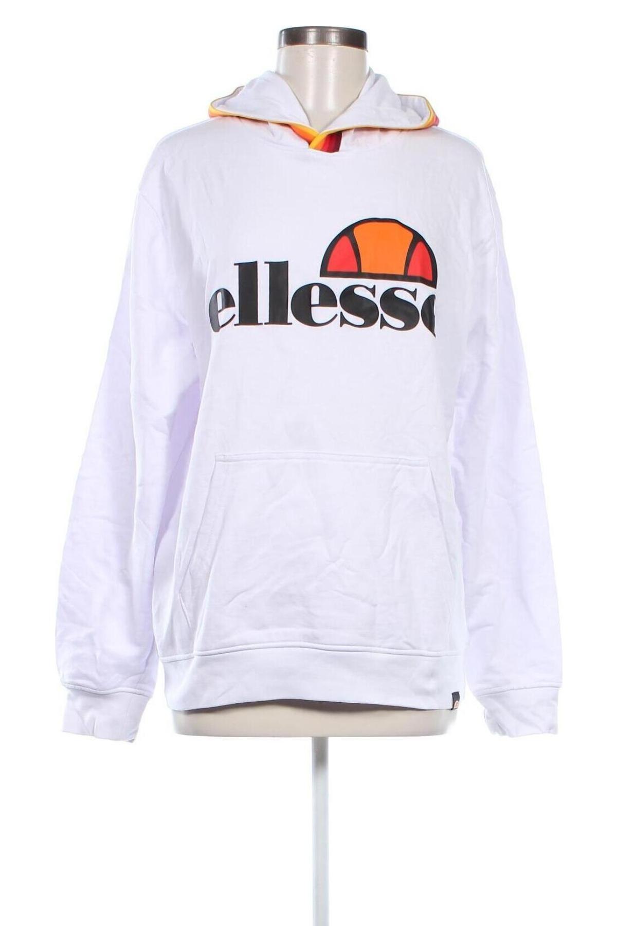 Damen Sweatshirt Ellesse, Größe M, Farbe Weiß, Preis 14,99 €