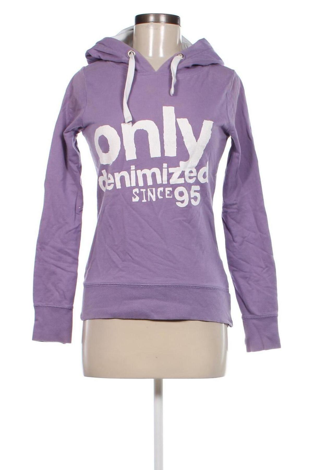 Damen Sweatshirt ONLY, Größe XS, Farbe Lila, Preis € 4,99