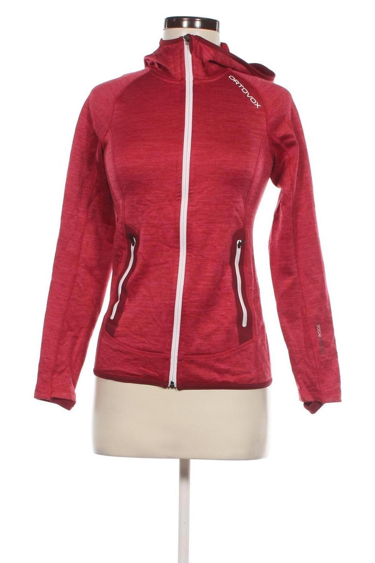 Damen Sweatshirt Ortovox, Größe XS, Farbe Rot, Preis 61,99 €