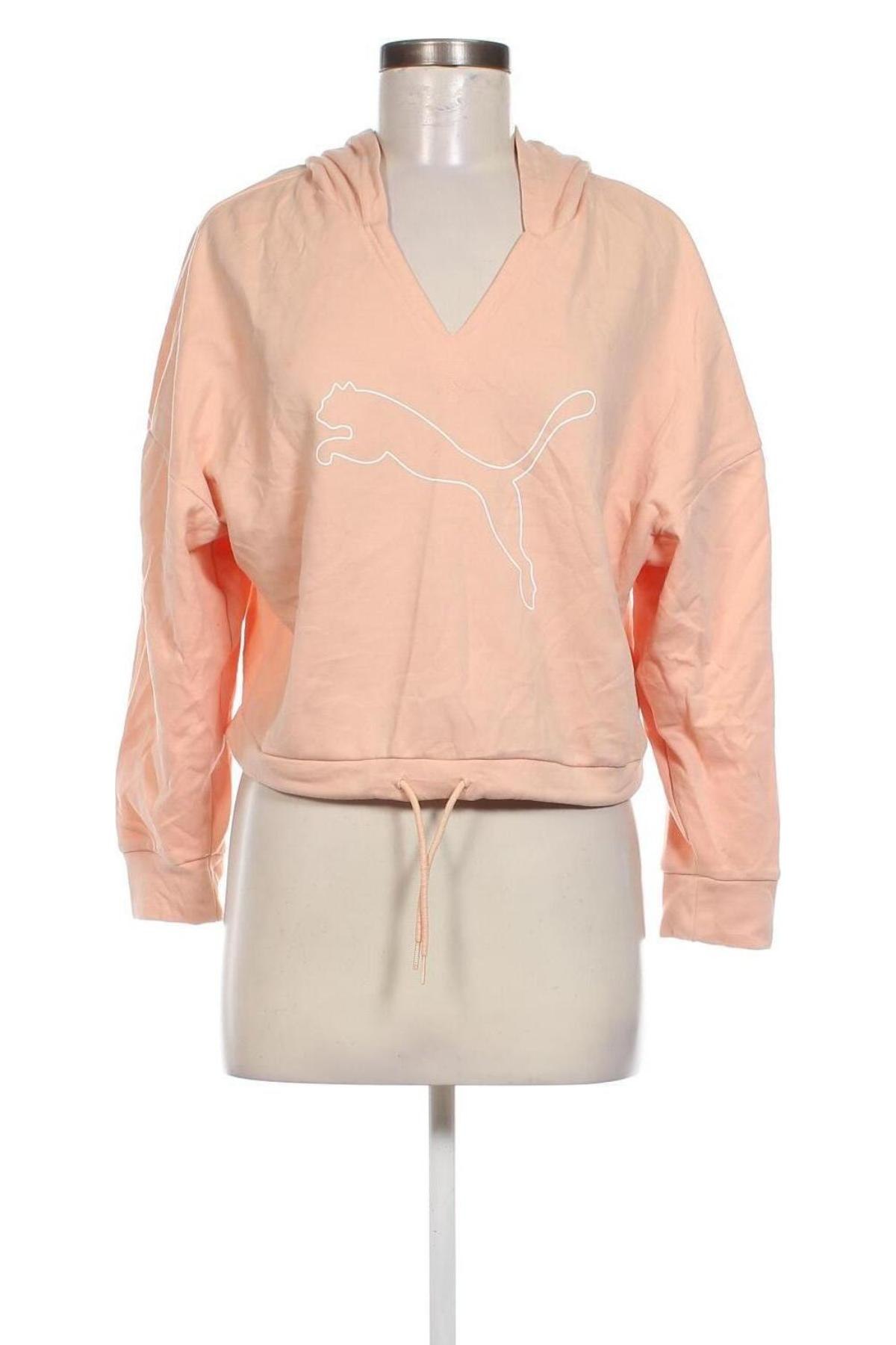 Damen Sweatshirt PUMA, Größe M, Farbe Orange, Preis 10,49 €