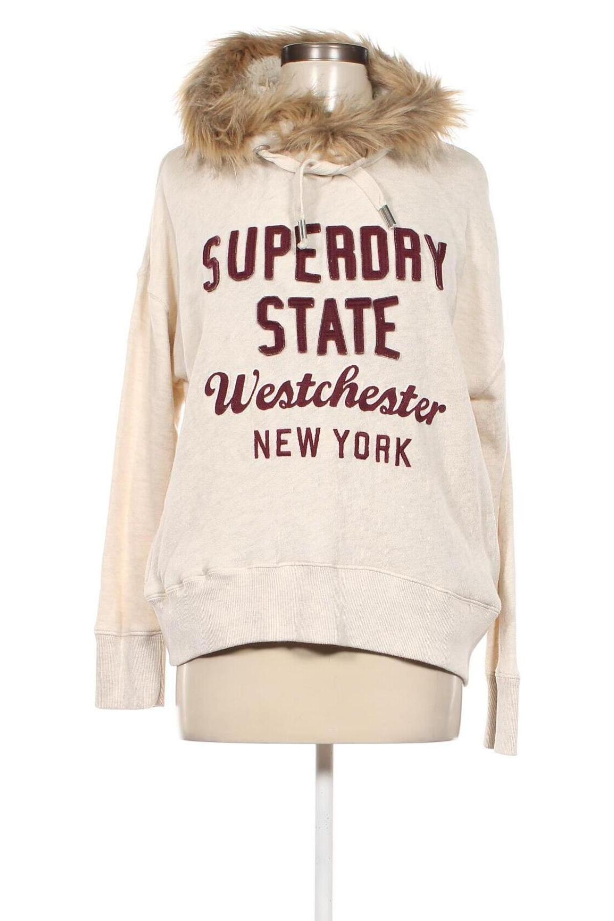 Női sweatshirt Superdry, Méret S, Szín Bézs, Ár 5 699 Ft