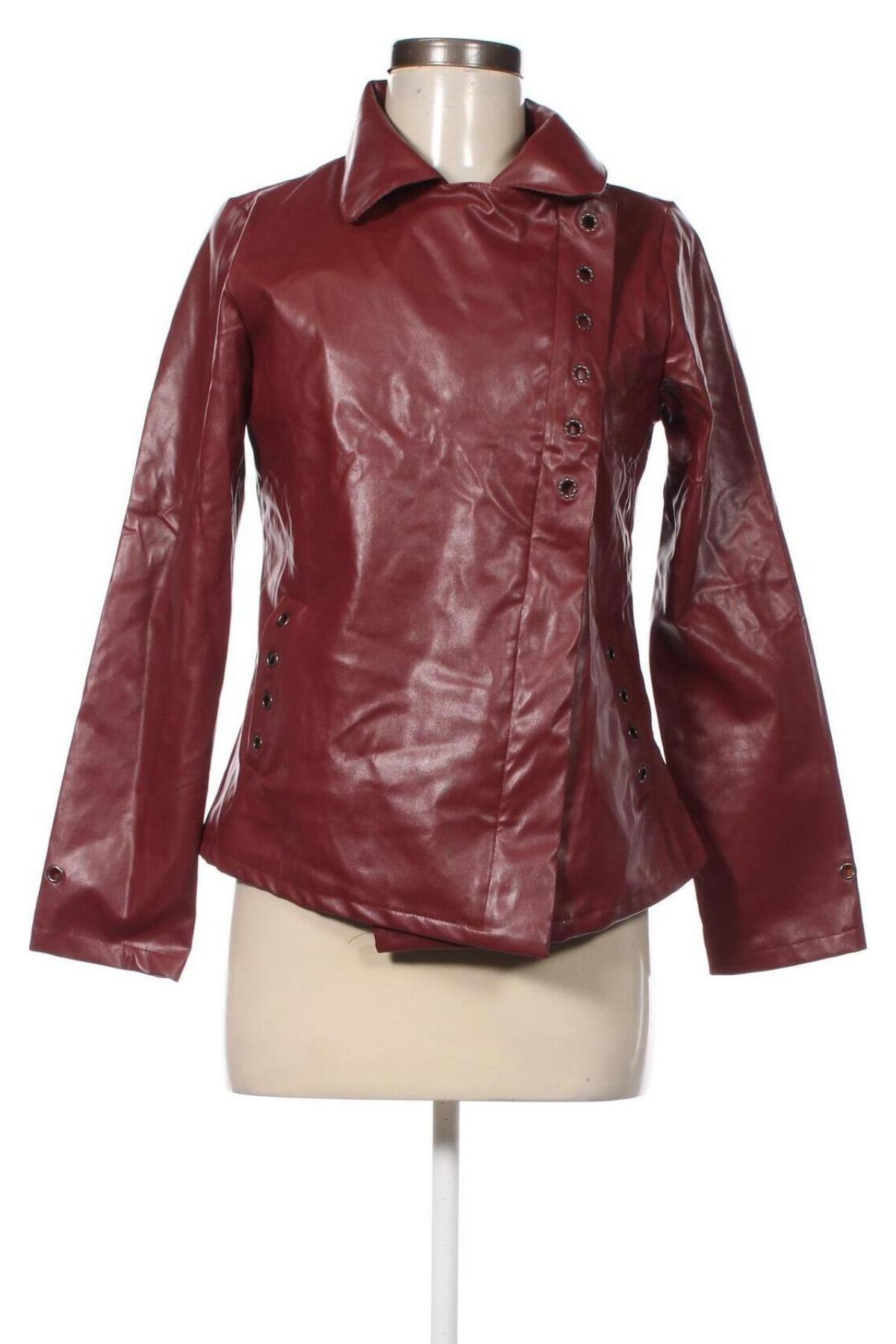 Damen Lederjacke, Größe S, Farbe Rot, Preis € 19,49