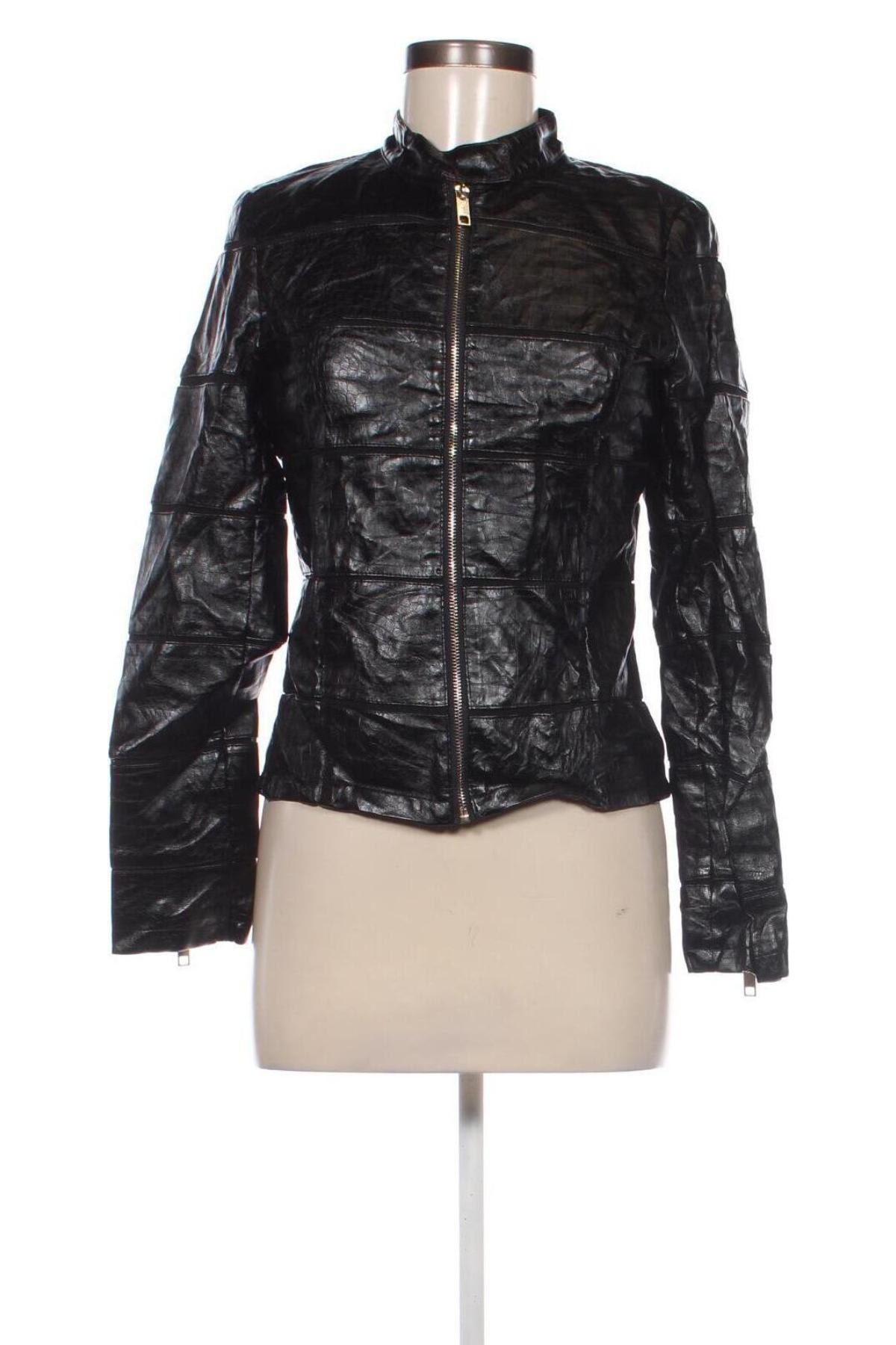 Damen Lederjacke, Größe S, Farbe Schwarz, Preis € 18,99