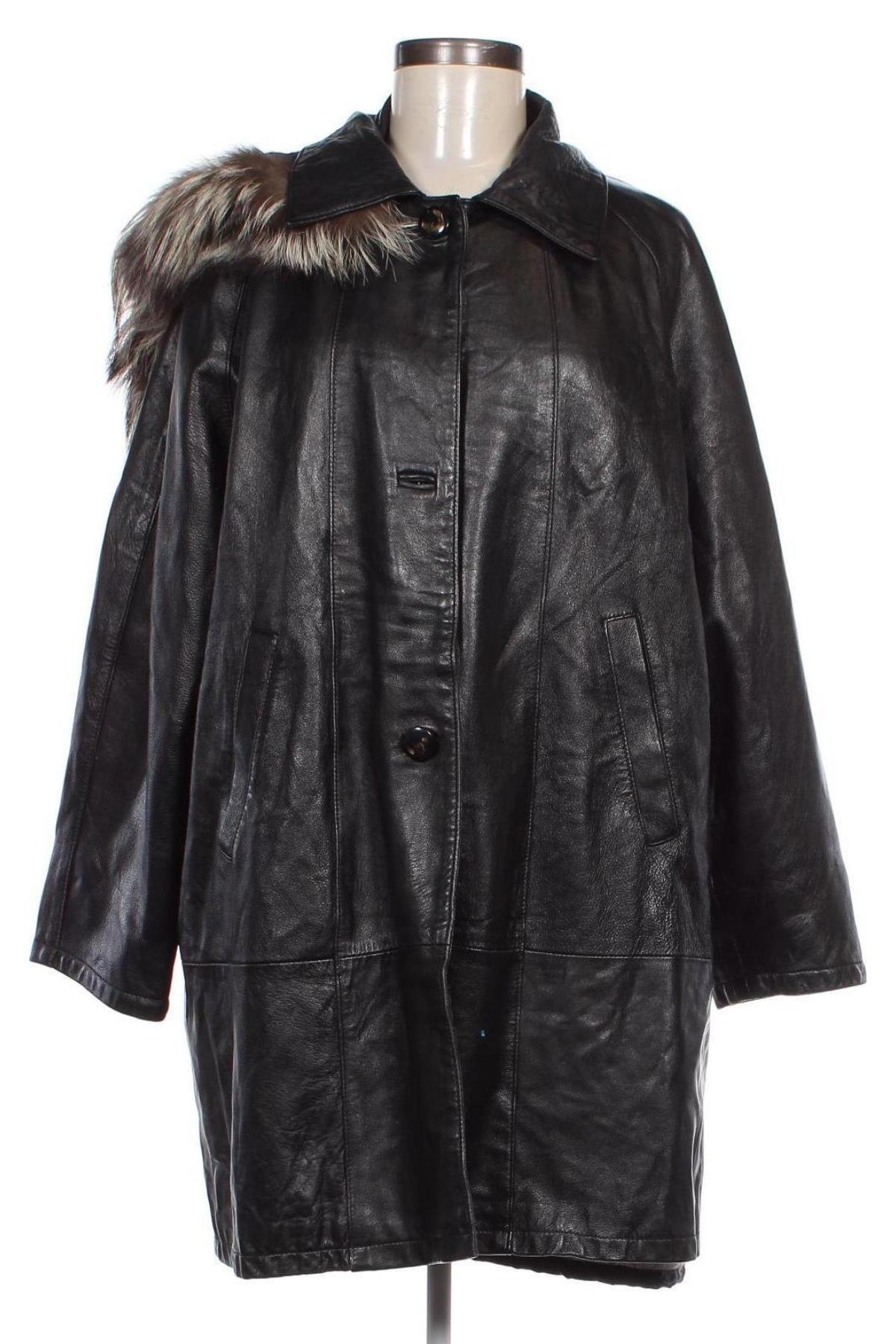 Damen Lederjacke, Größe XL, Farbe Schwarz, Preis € 44,49