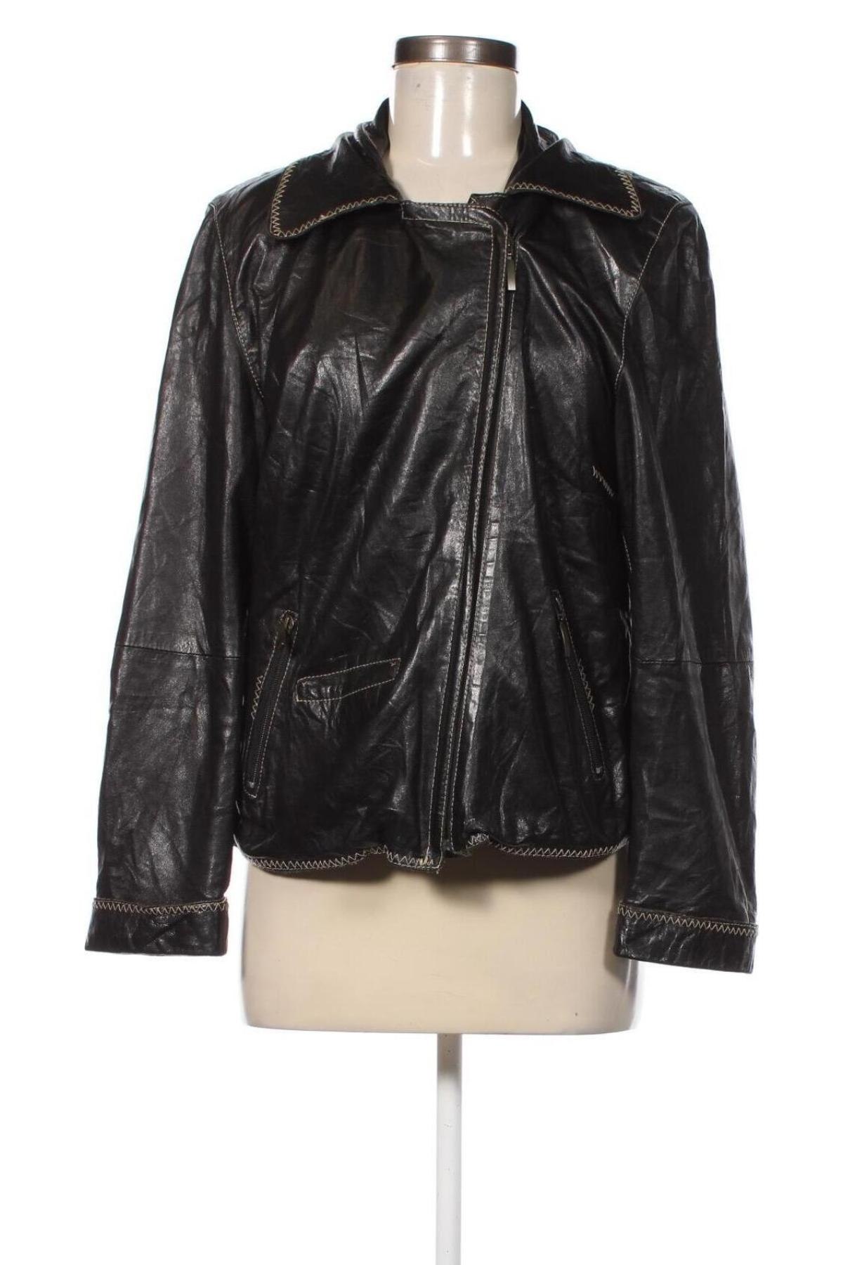 Geacă de piele pentru femei Broch Leather, Mărime XL, Culoare Negru, Preț 192,99 Lei