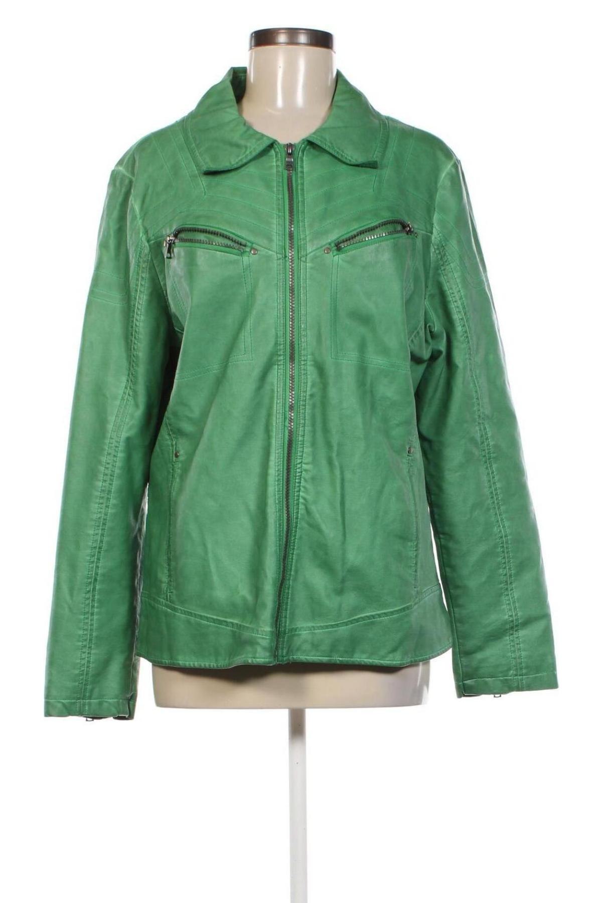 Geacă de piele pentru femei Designer S, Mărime XL, Culoare Verde, Preț 104,99 Lei