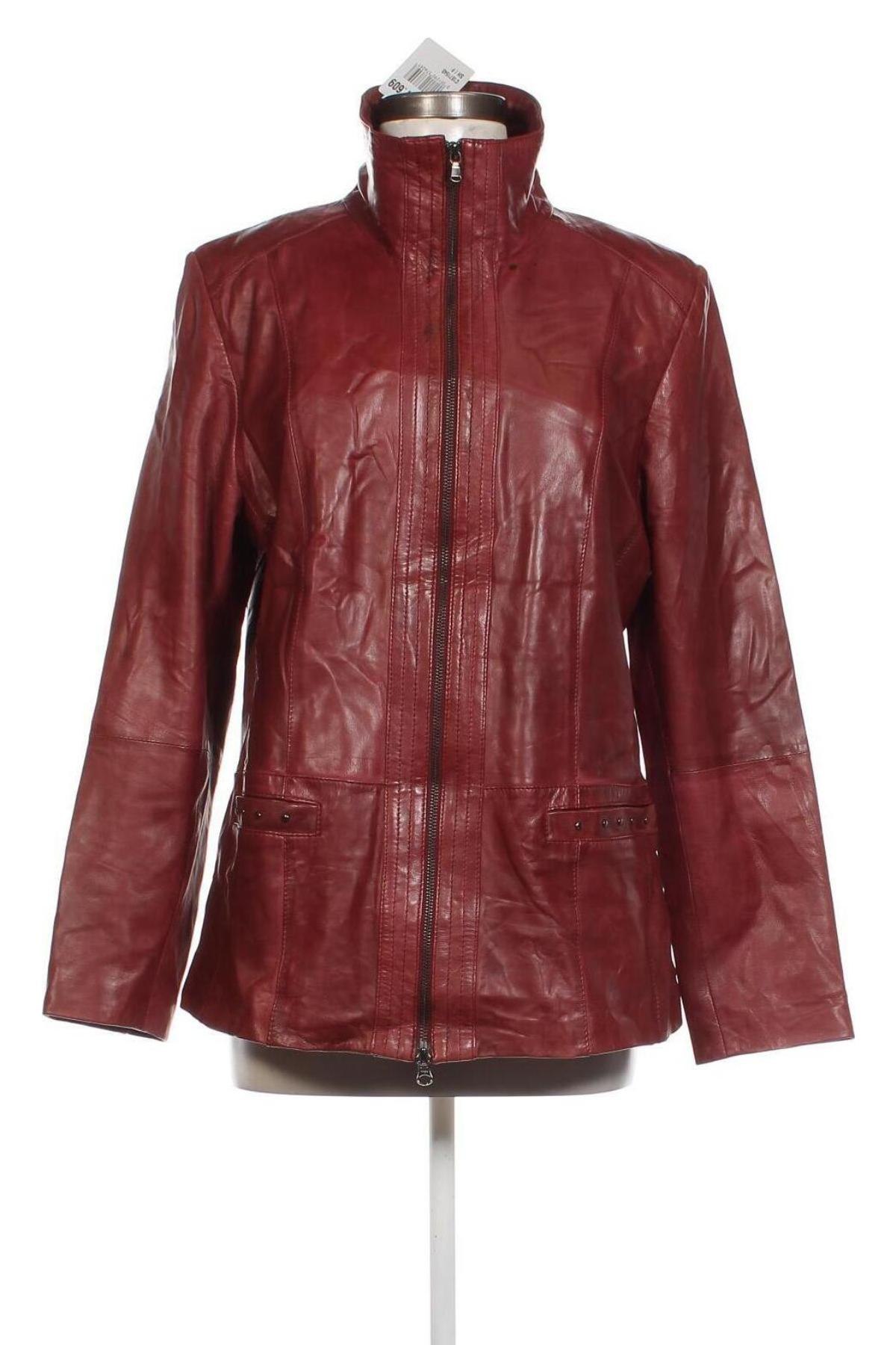 Damen Lederjacke Kara, Größe XL, Farbe Rot, Preis € 86,99