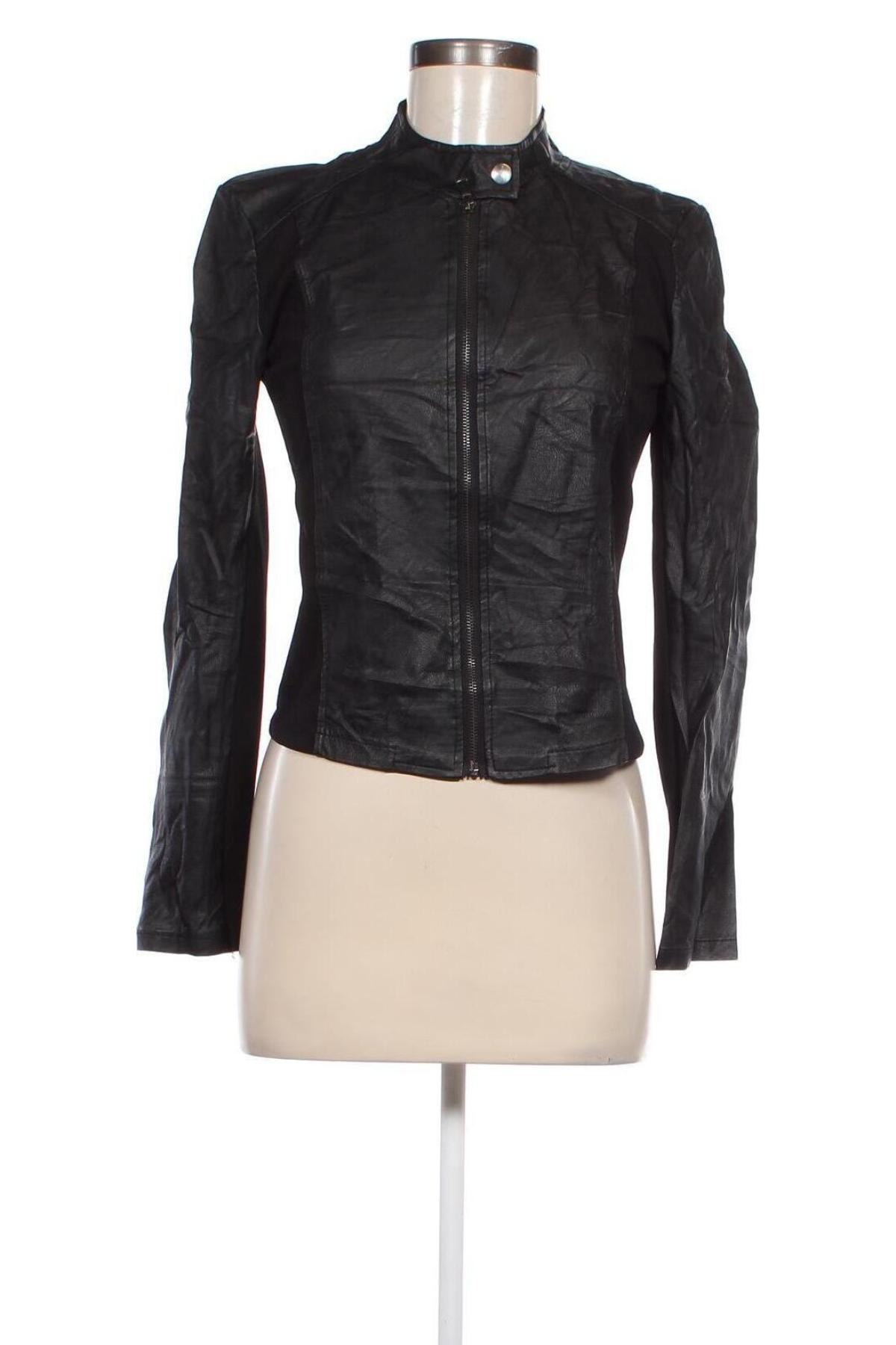 Damen Lederjacke Lokita, Größe M, Farbe Schwarz, Preis € 15,49