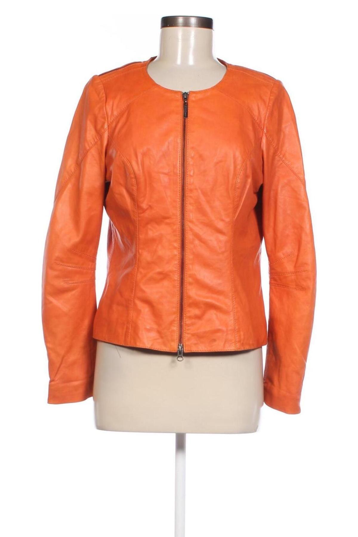 Damen Lederjacke Onstage, Größe M, Farbe Orange, Preis 83,99 €