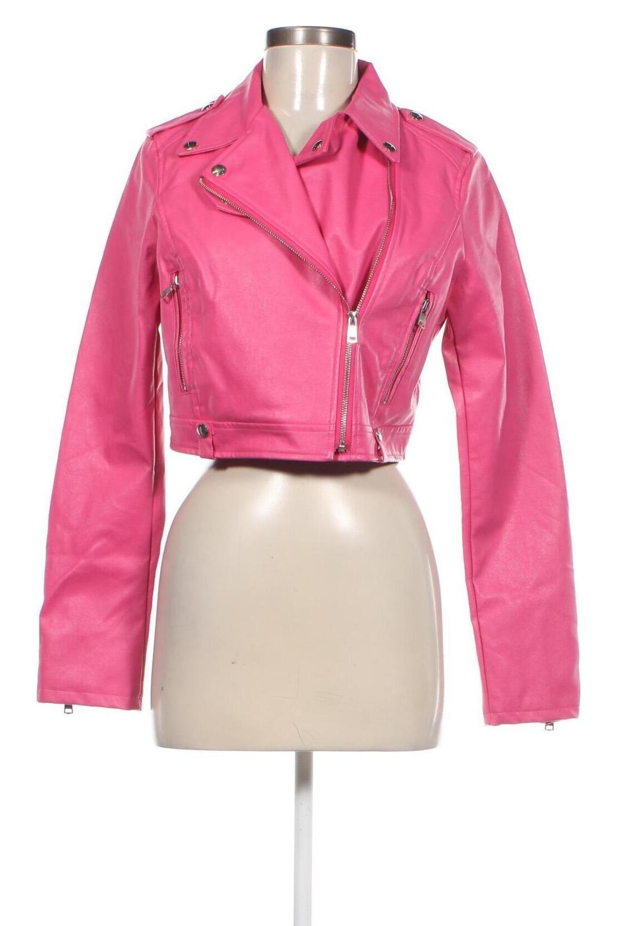 Damen Lederjacke SHEIN, Größe S, Farbe Rosa, Preis 21,49 €