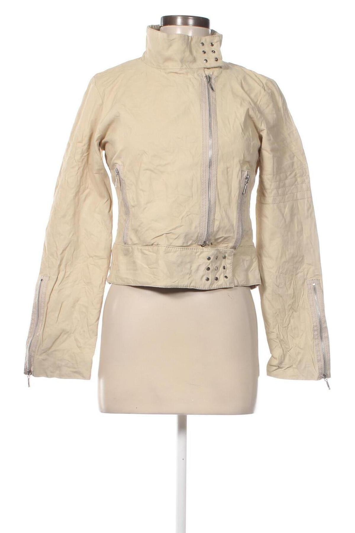 Damen Lederjacke Utzon, Größe S, Farbe Beige, Preis € 34,99