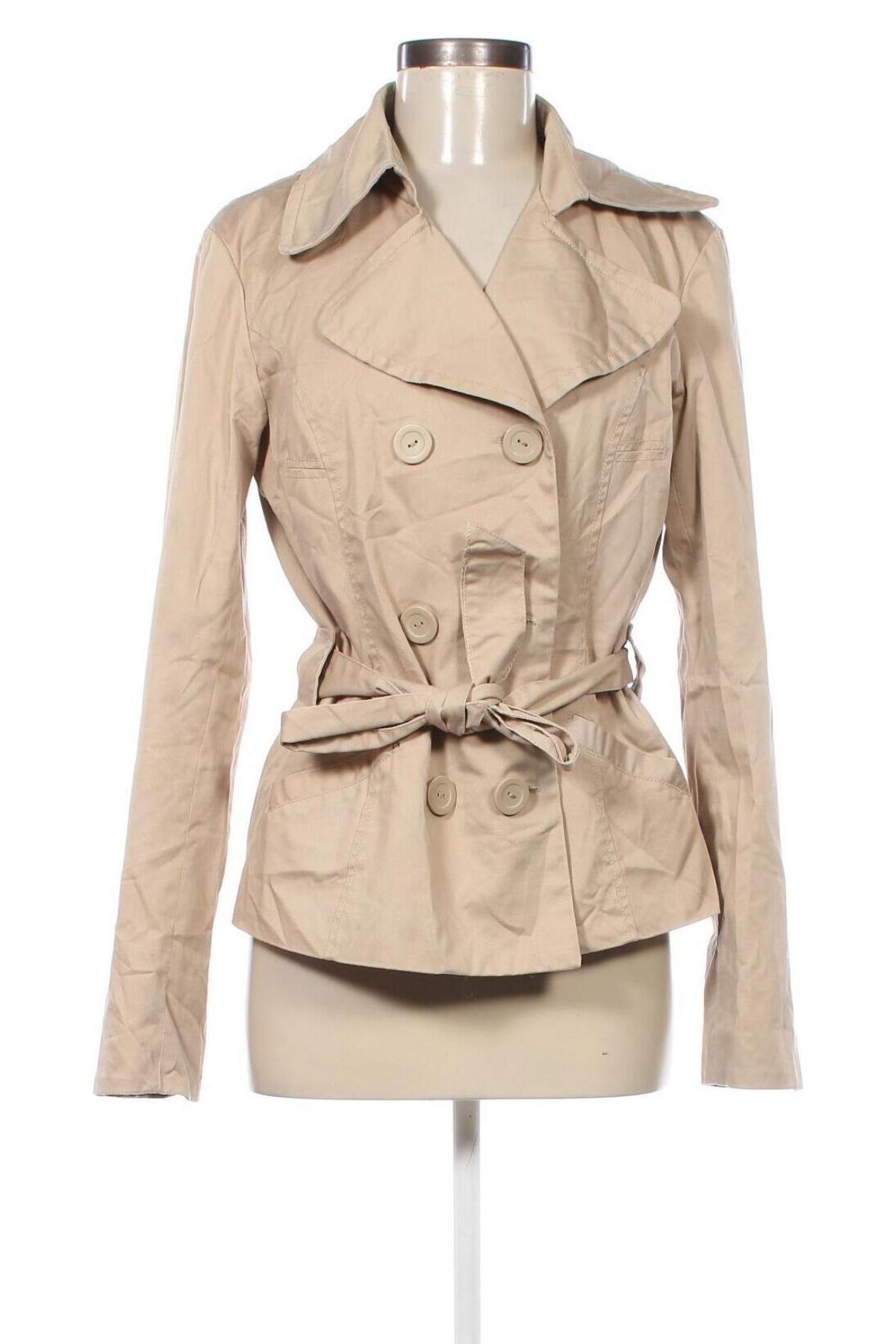 Damenmantel Vero Moda, Größe L, Farbe Beige, Preis € 11,99