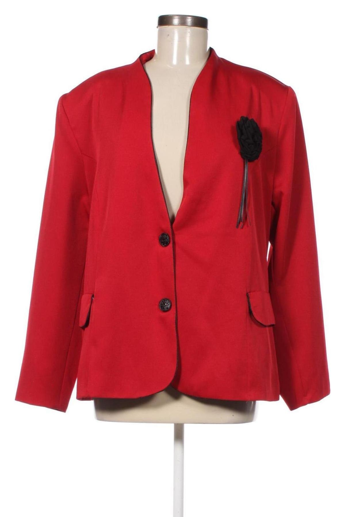 Damen Blazer, Größe 3XL, Farbe Rot, Preis 32,18 €