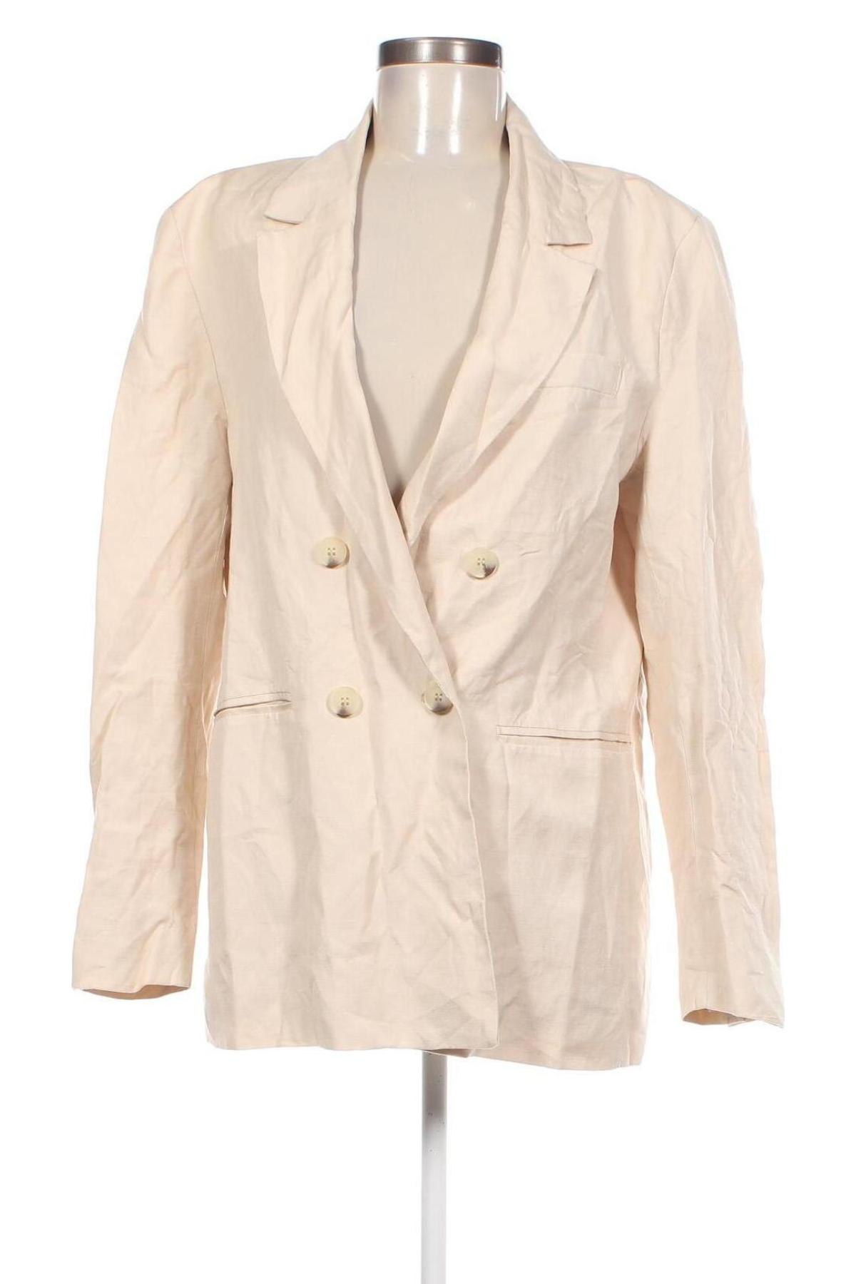 Damen Blazer Bershka, Größe M, Farbe Beige, Preis € 15,99