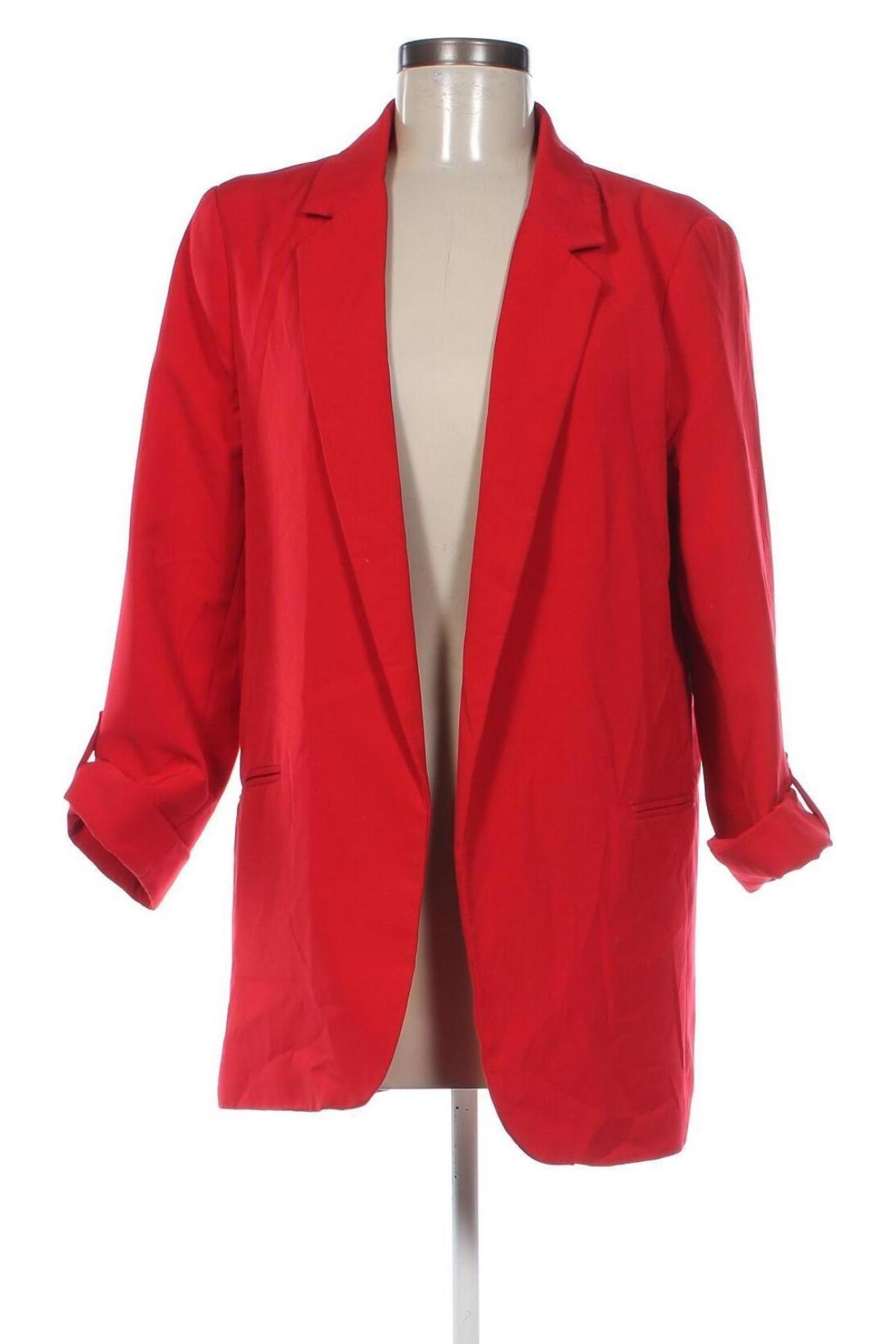 Damen Blazer Forever 21, Größe L, Farbe Rot, Preis 13,49 €