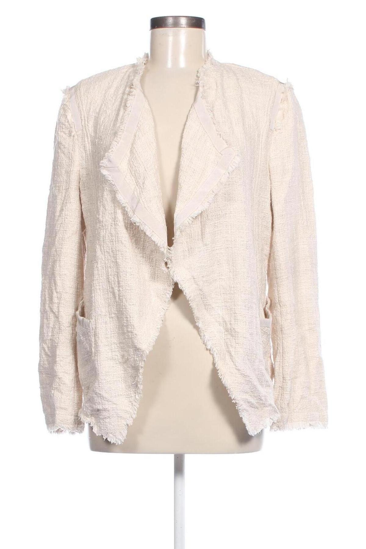 Damen Blazer Luisa Cerano, Größe L, Farbe Beige, Preis 22,99 €