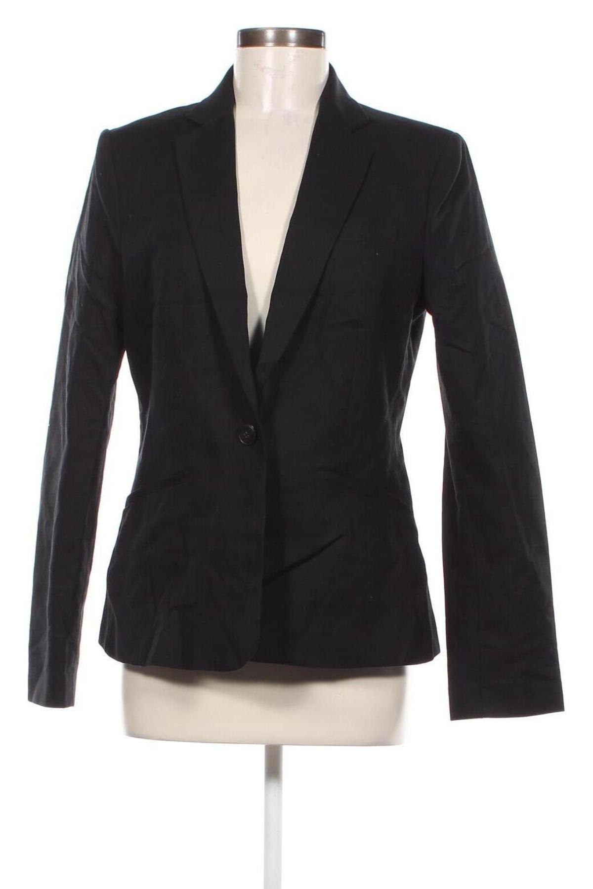 Damen Blazer Mango, Größe L, Farbe Schwarz, Preis 75,32 €