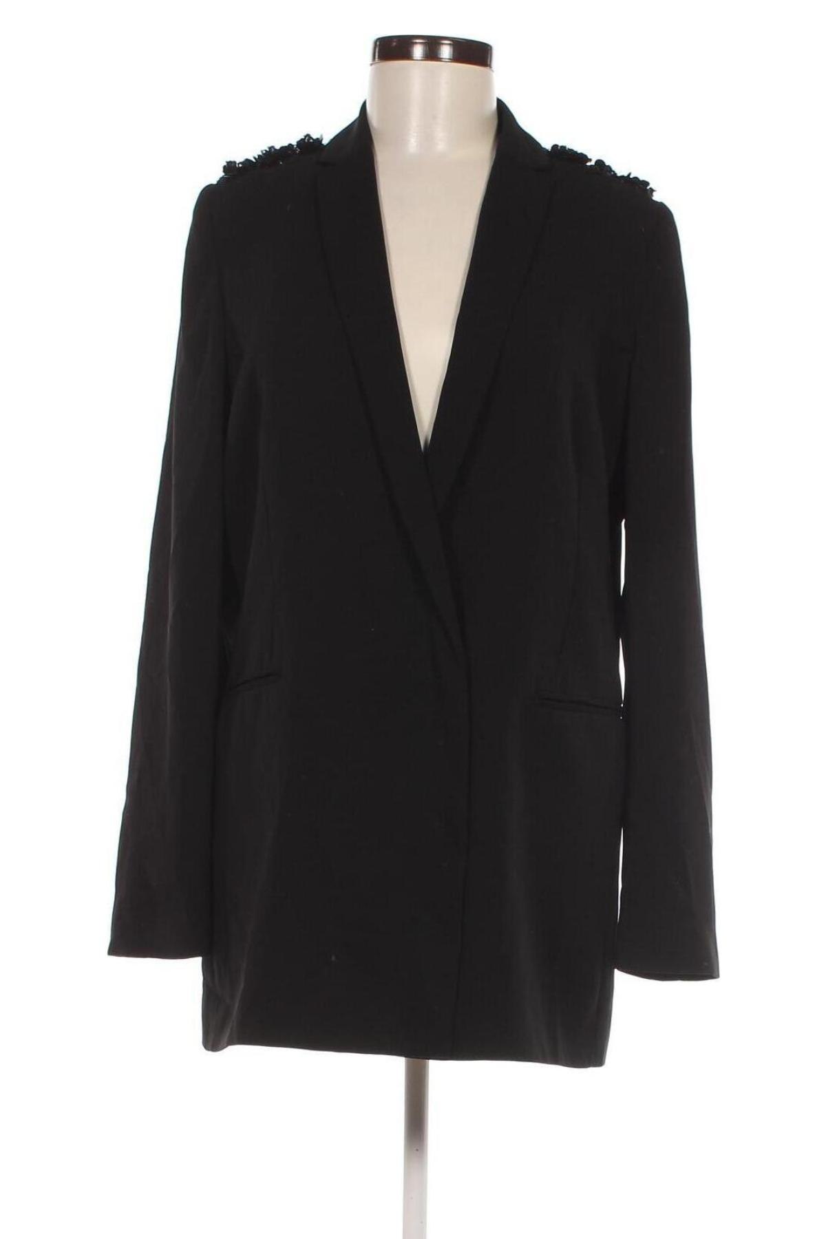 Damen Blazer Mango, Größe L, Farbe Schwarz, Preis 38,49 €