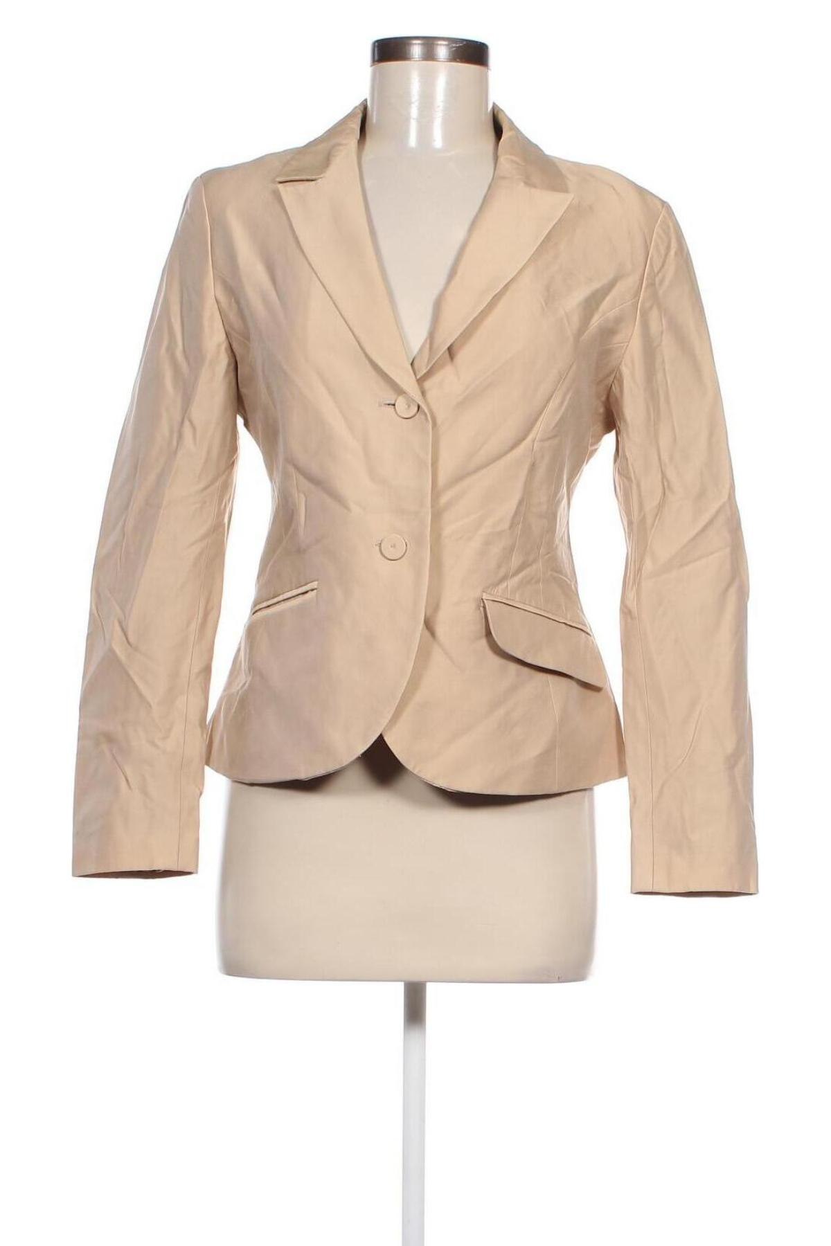 Damen Blazer Marks & Spencer, Größe M, Farbe Beige, Preis 15,49 €