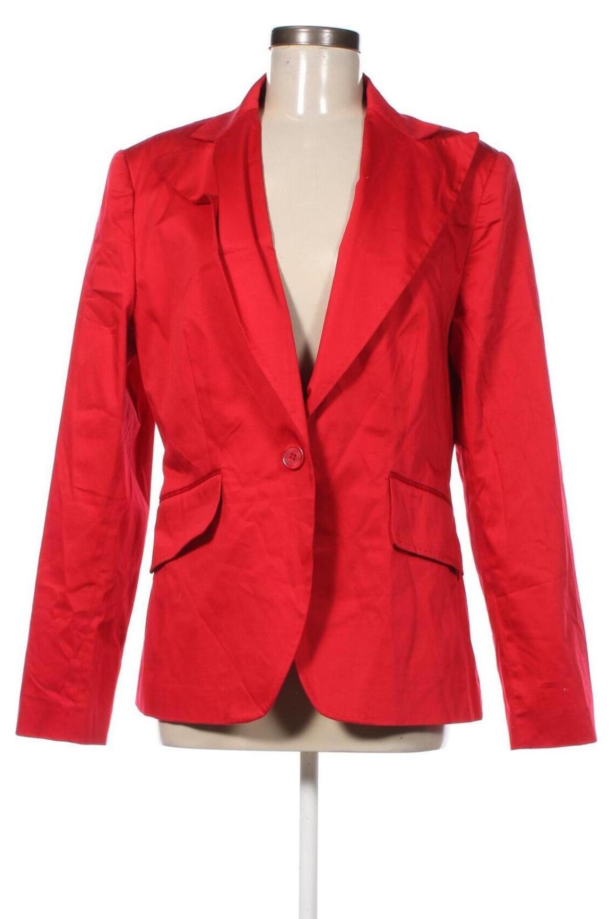 Damen Blazer Popin, Größe XL, Farbe Rot, Preis € 33,99