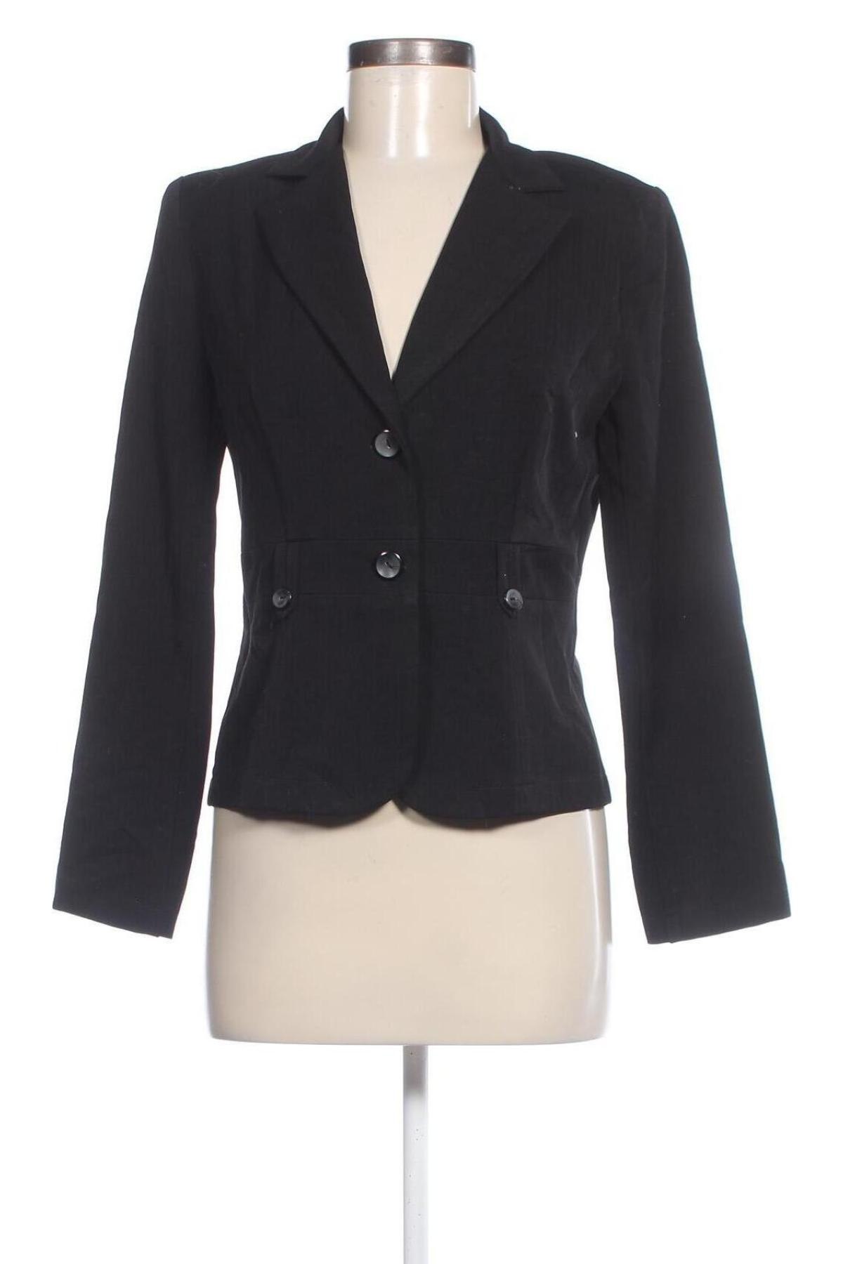 Damen Blazer Pourquoi Pas, Größe M, Farbe Schwarz, Preis € 9,49