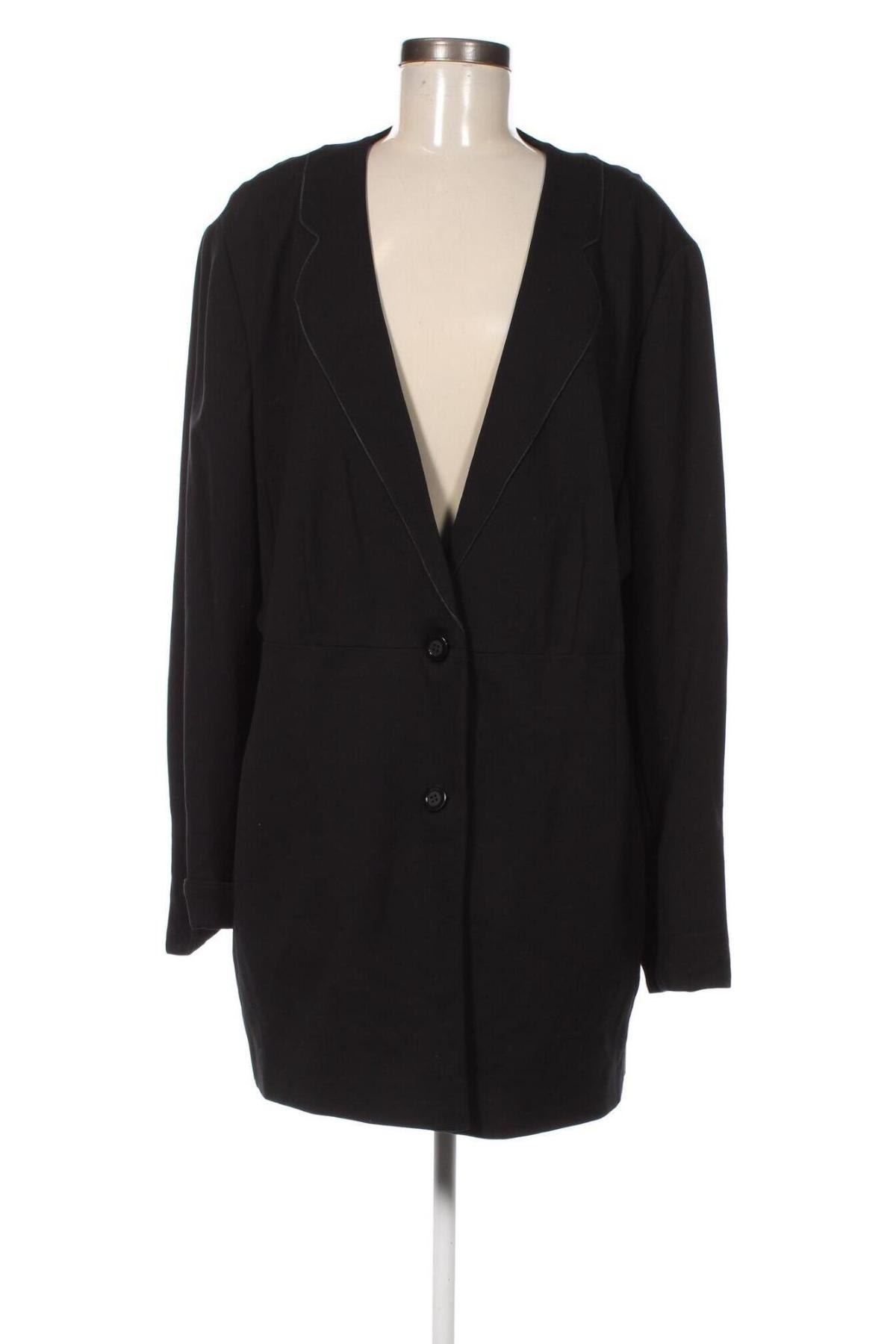 Damen Blazer Selection By Ulla Popken, Größe 4XL, Farbe Schwarz, Preis € 13,99