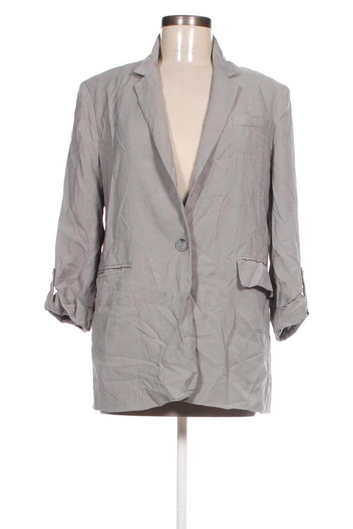 Damen Blazer Stradivarius, Größe M, Farbe Grau, Preis € 15,99