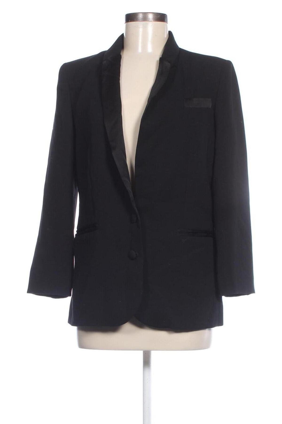 Damen Blazer United Colors Of Benetton, Größe S, Farbe Schwarz, Preis 24,49 €